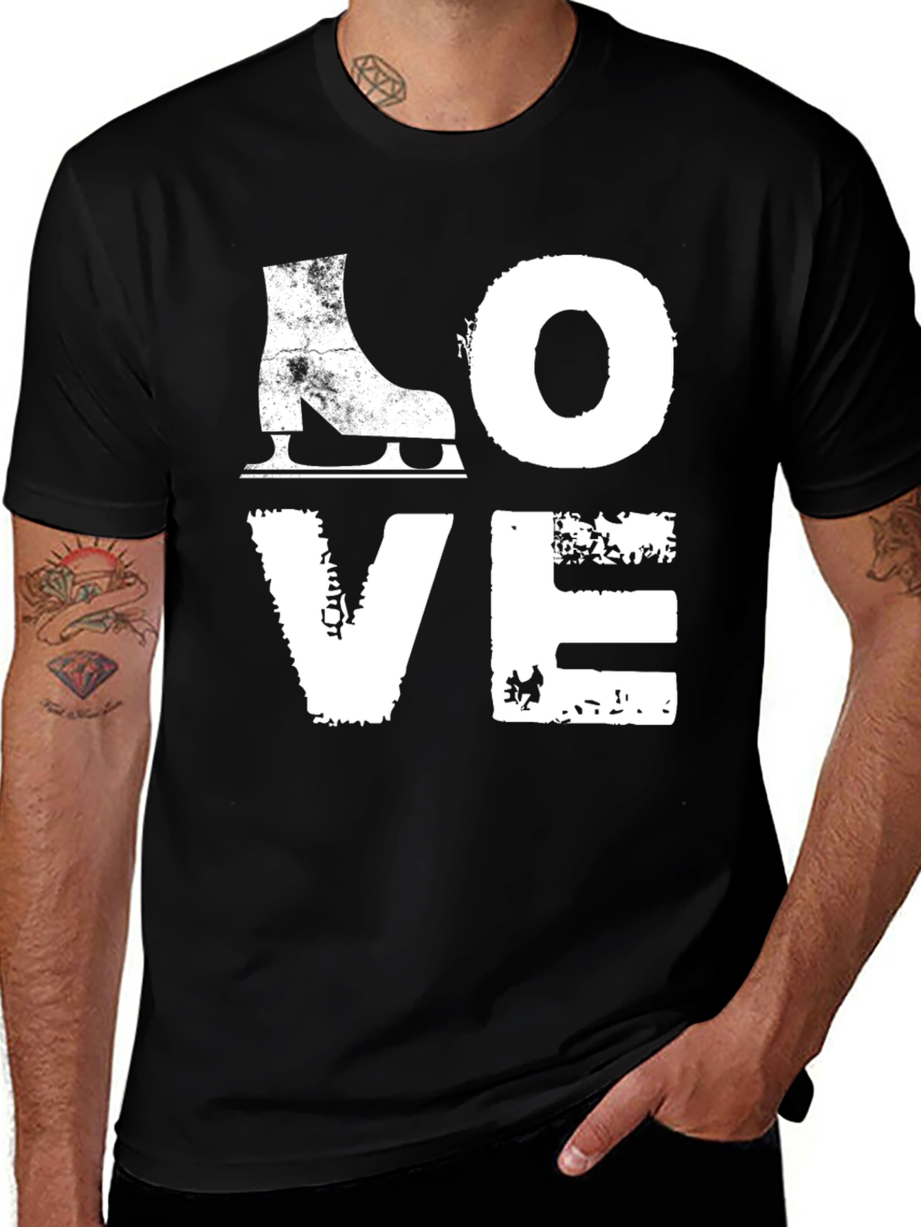 Ice Skating LOVE Graphic Tee