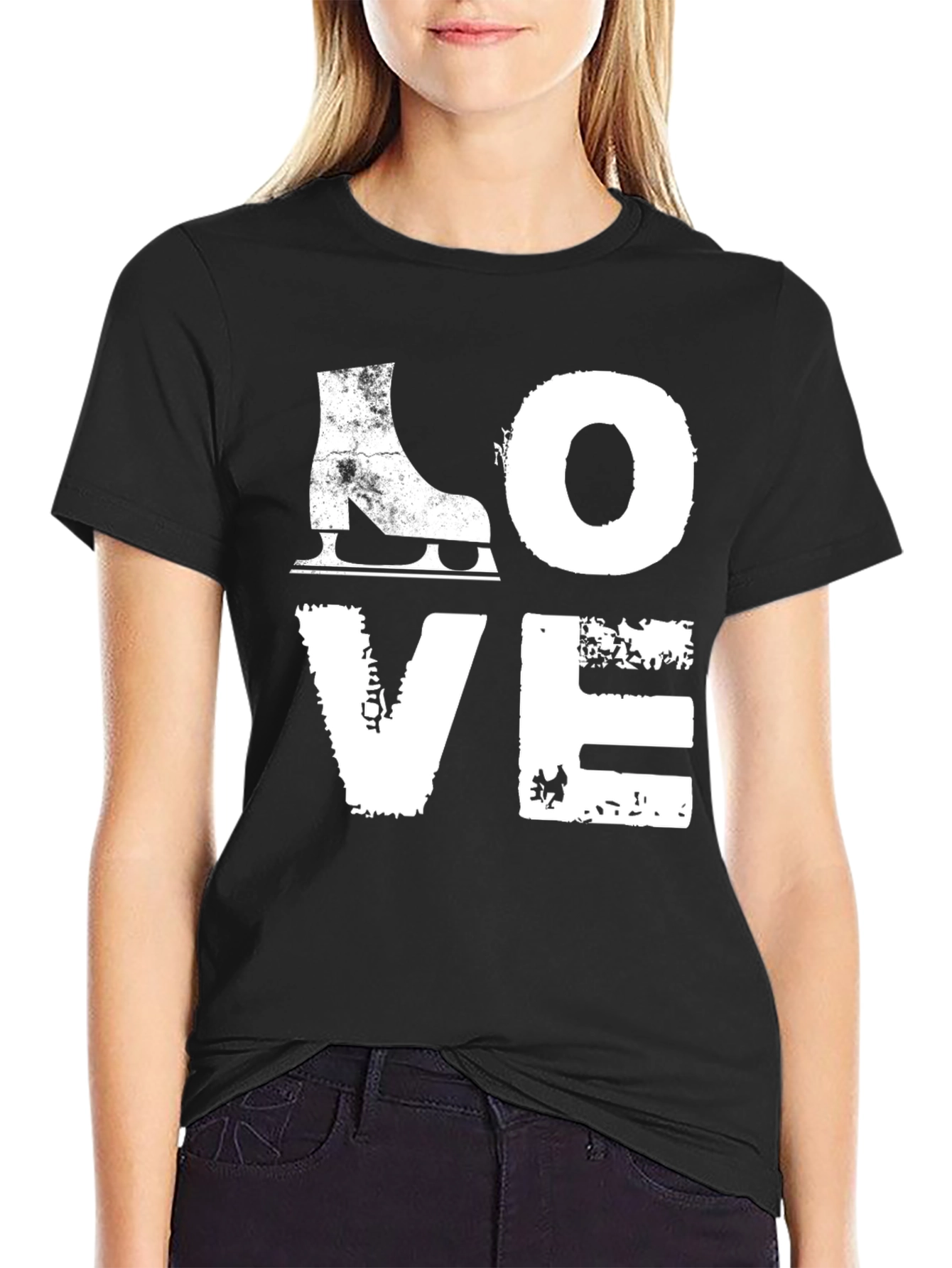 Ice Skating LOVE Graphic Tee