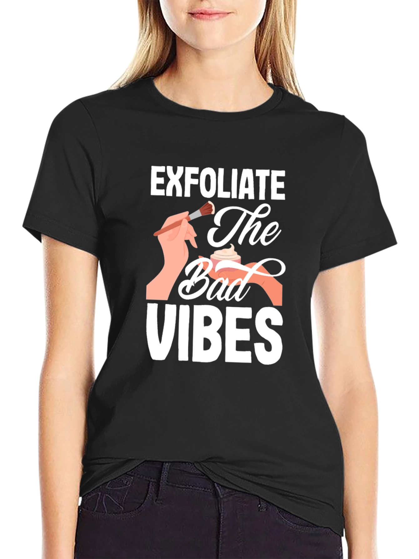 Exfoliate Bad Vibes Graphic Tee