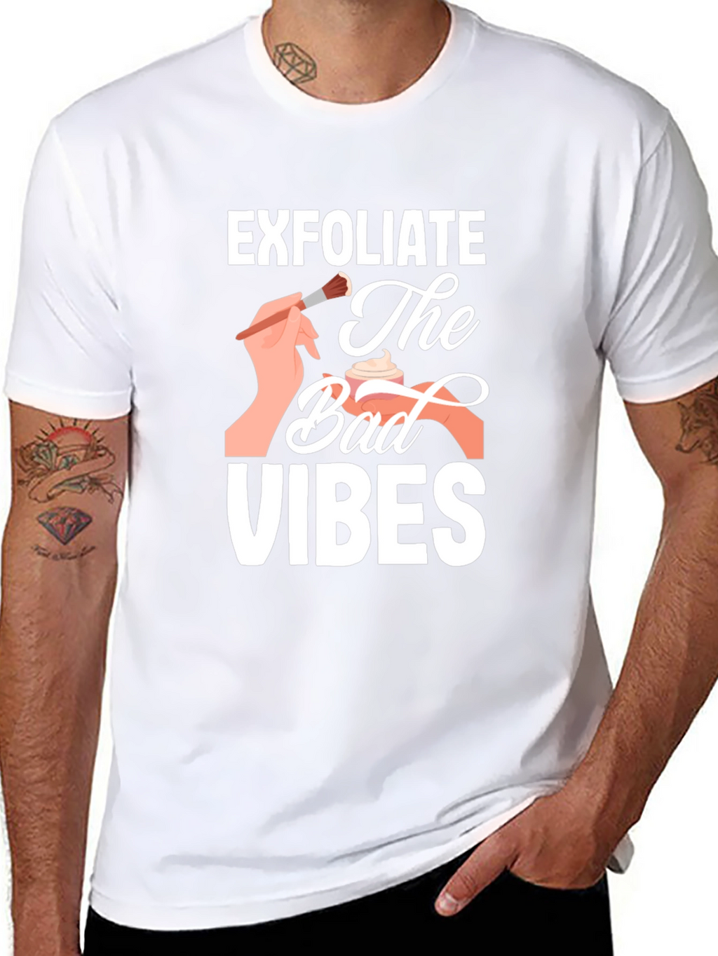 Exfoliate Bad Vibes Graphic Tee