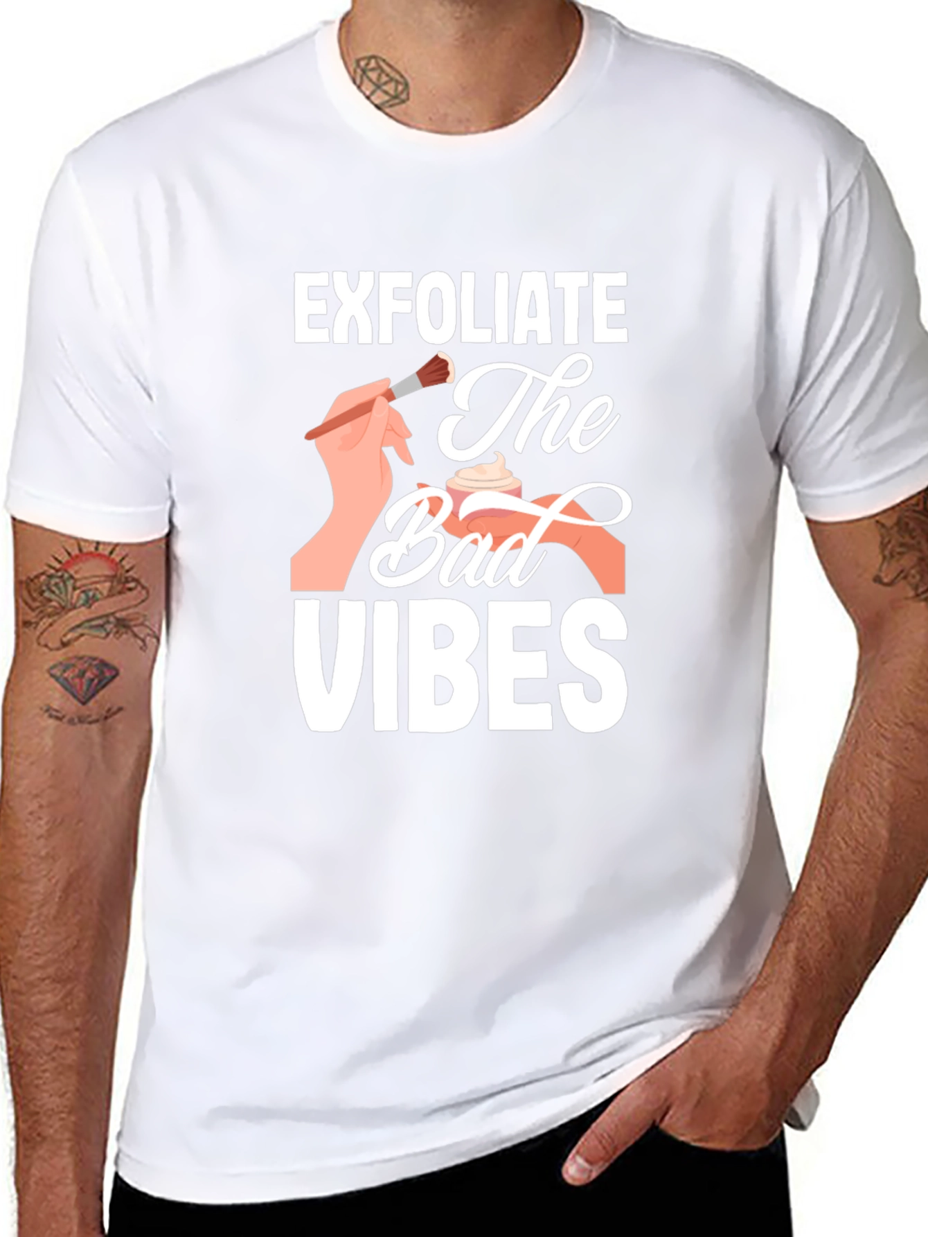 Exfoliate Bad Vibes Graphic Tee