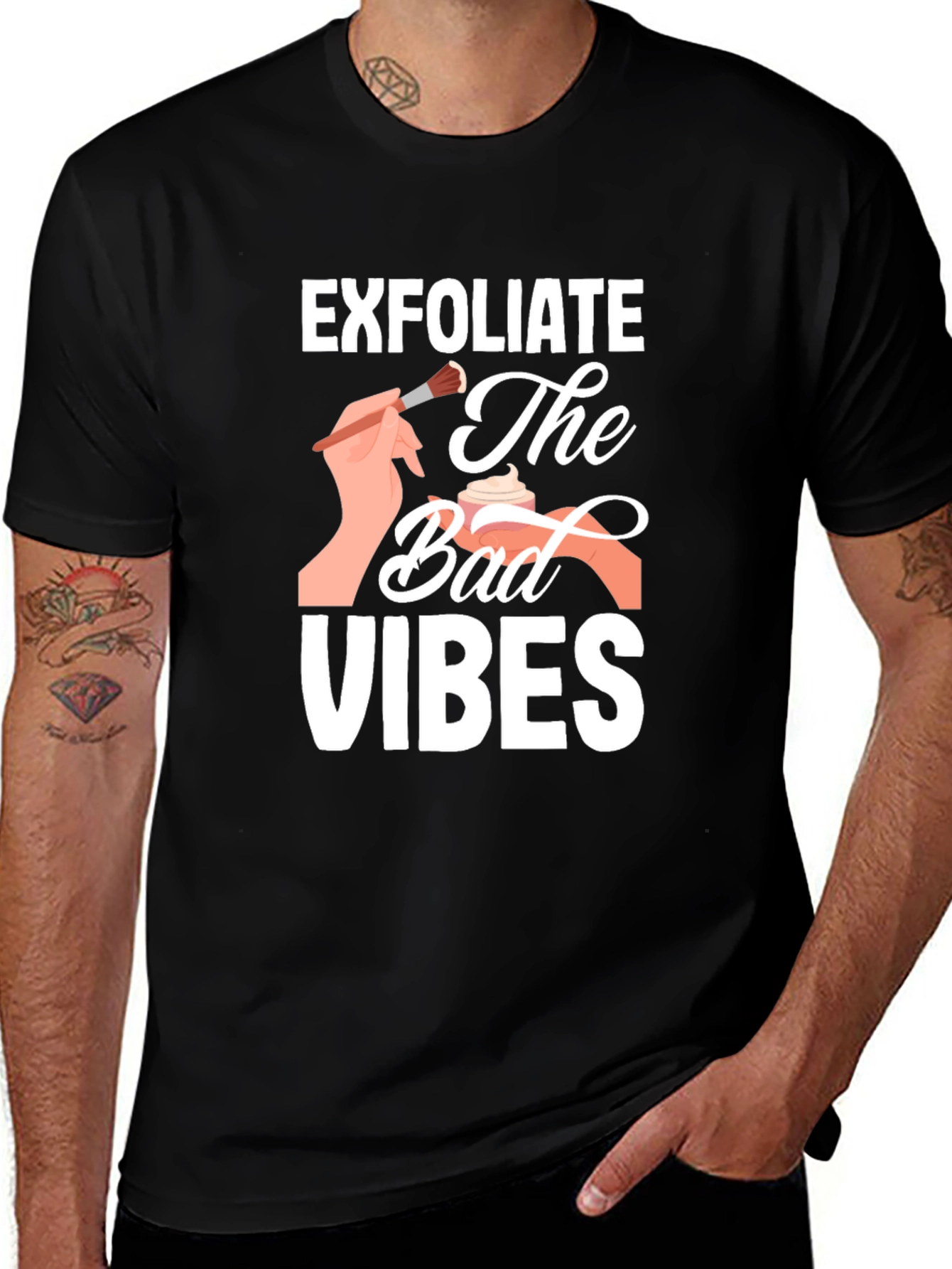 Exfoliate Bad Vibes Graphic Tee