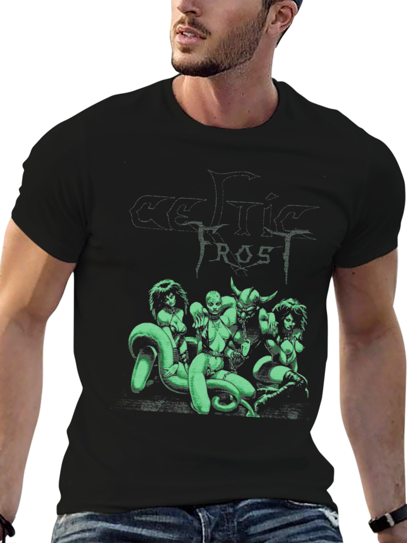 Frost Graphic T-Shirt - Mens Black Tee