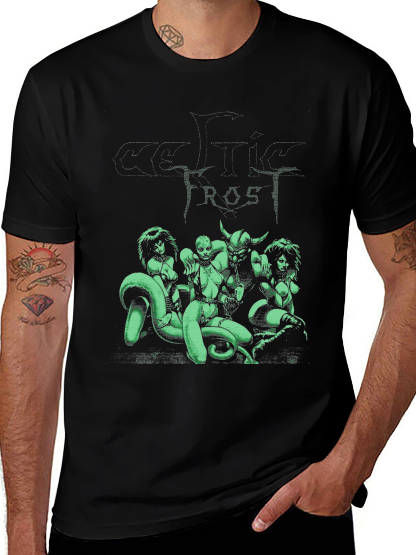 Frost Graphic T-Shirt - Mens Black Tee