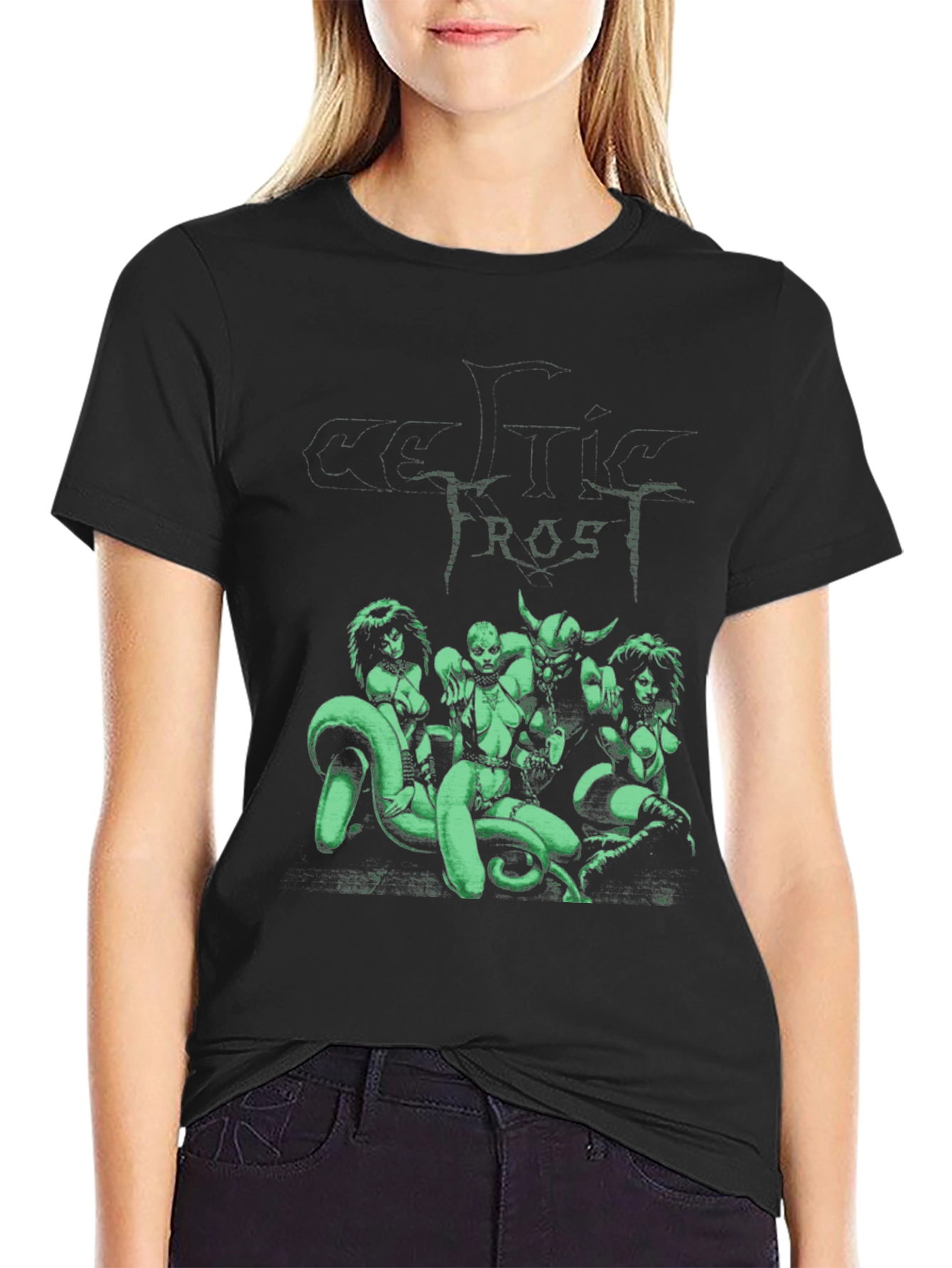 Frost Graphic T-Shirt - Mens Black Tee