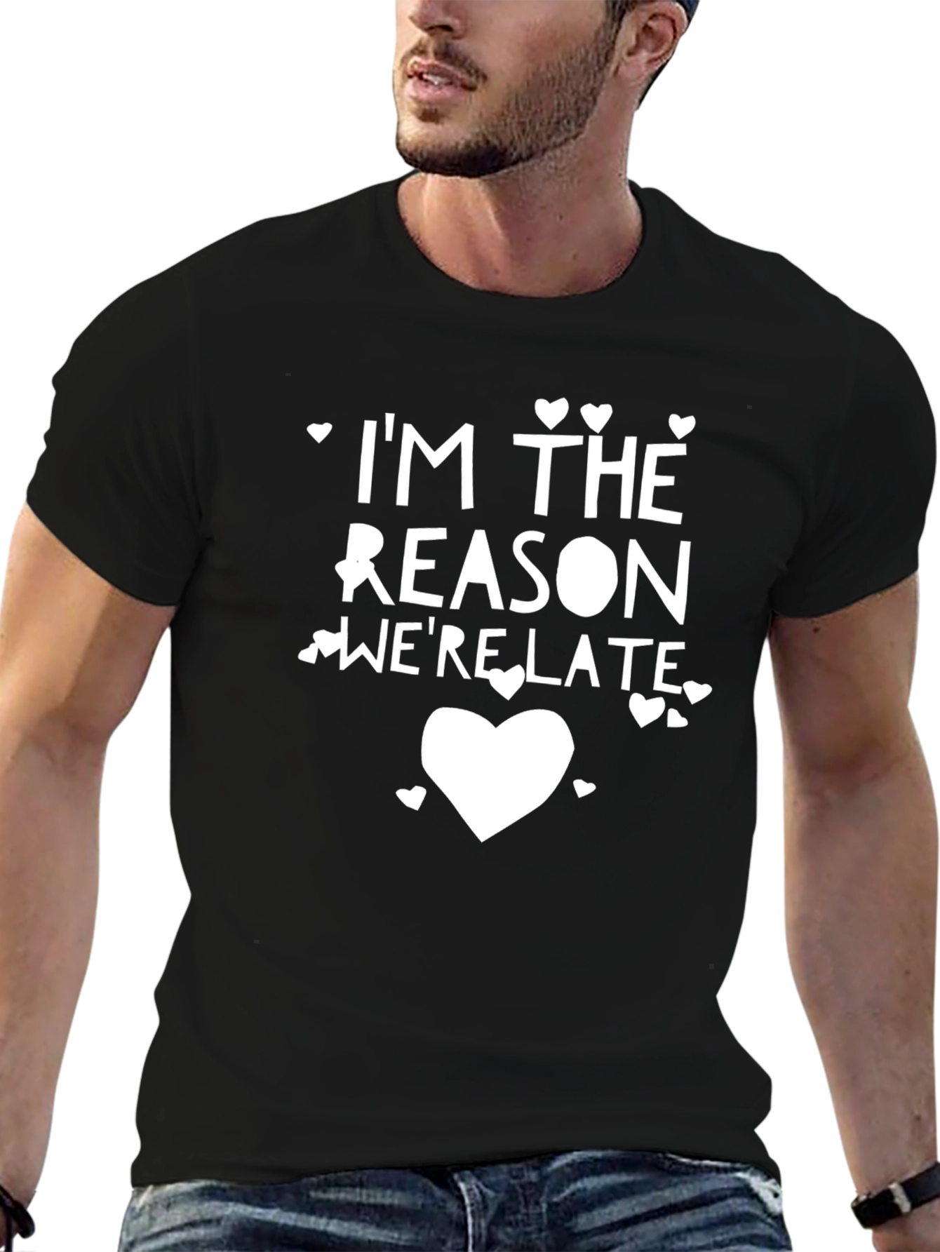 Funny Im The Reason Were Late Graphic Tee