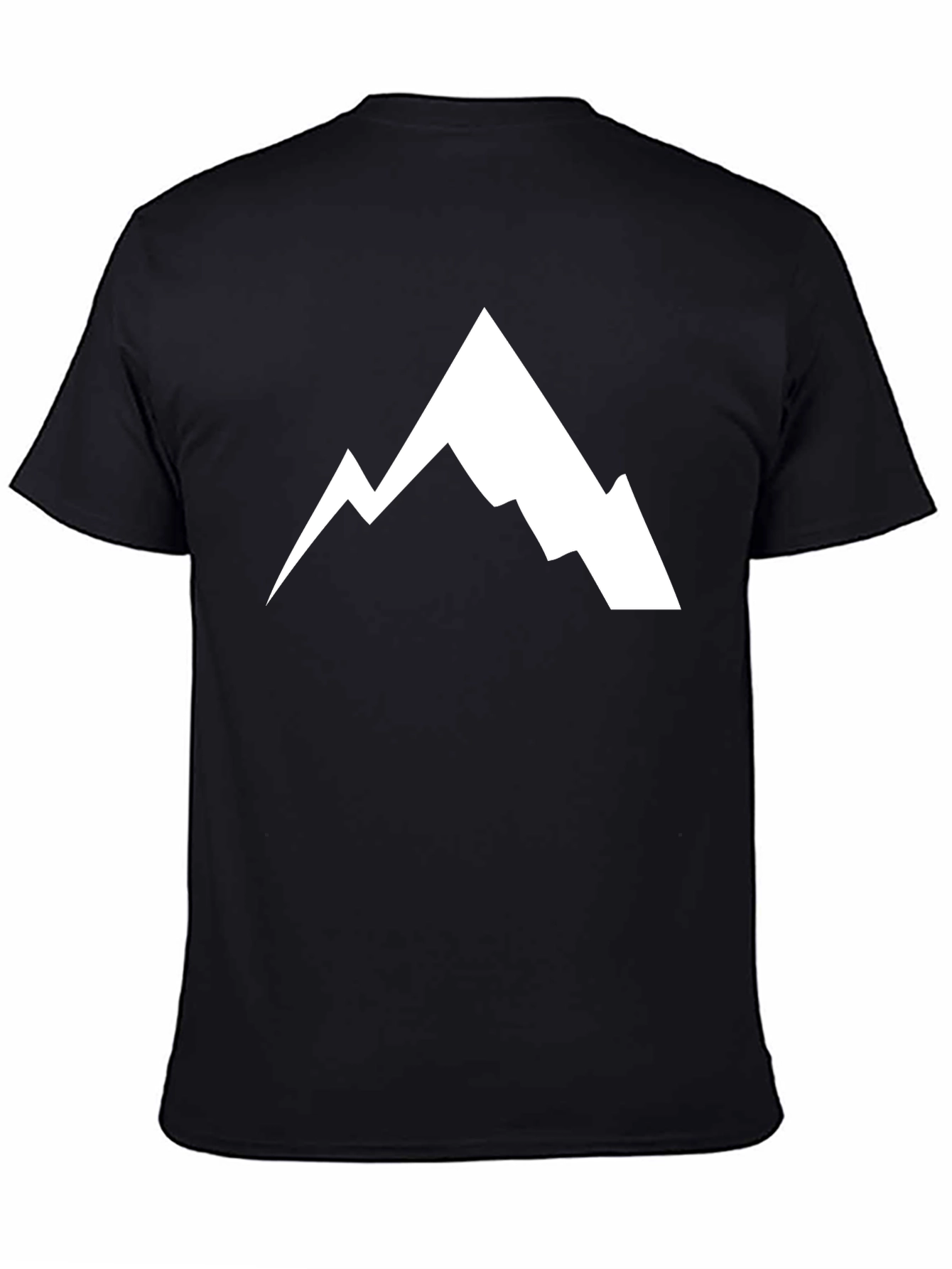 Mountain Graphic Tee - Black Cotton Blend