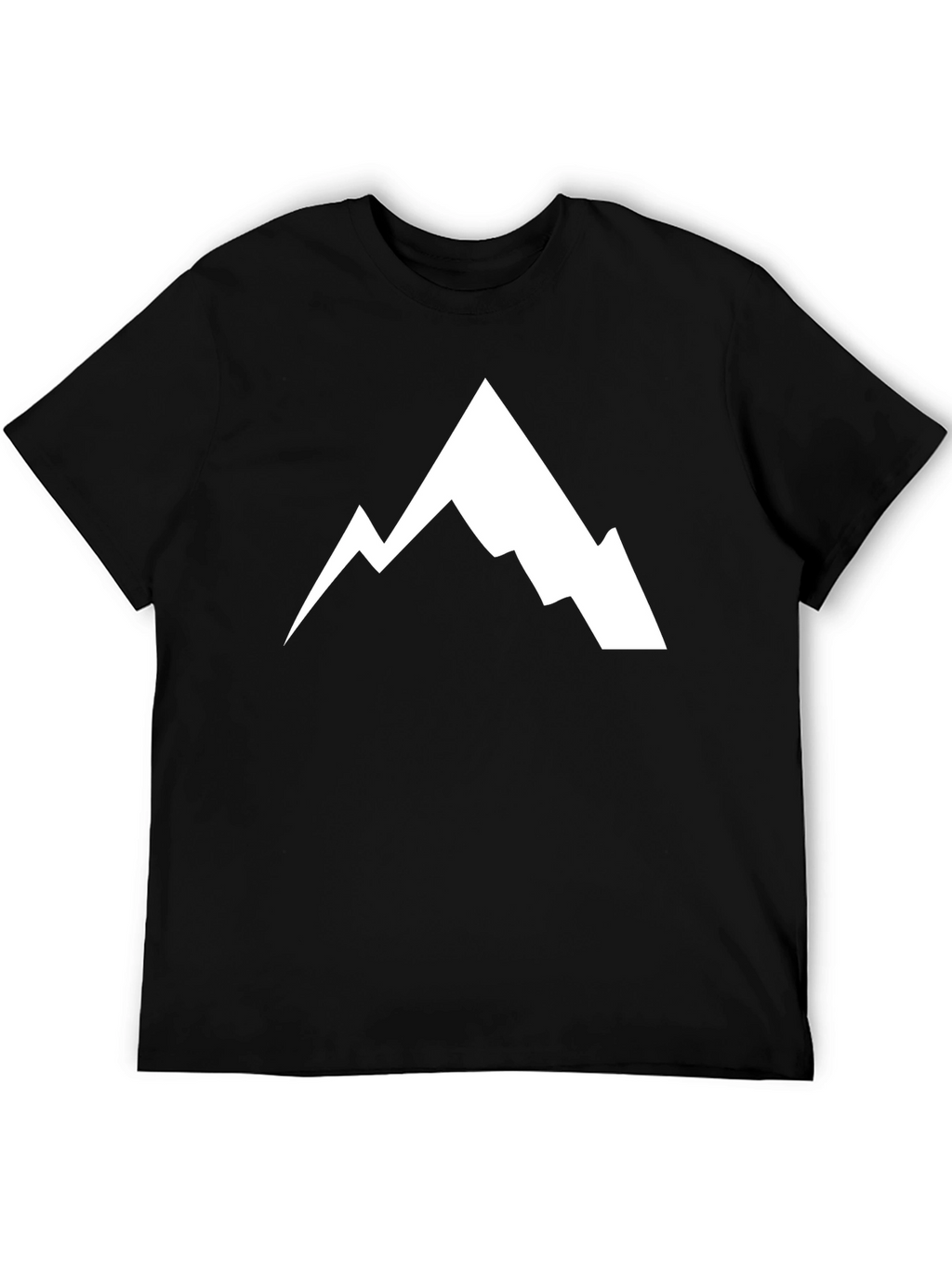 Mountain Graphic Tee - Black Cotton Blend