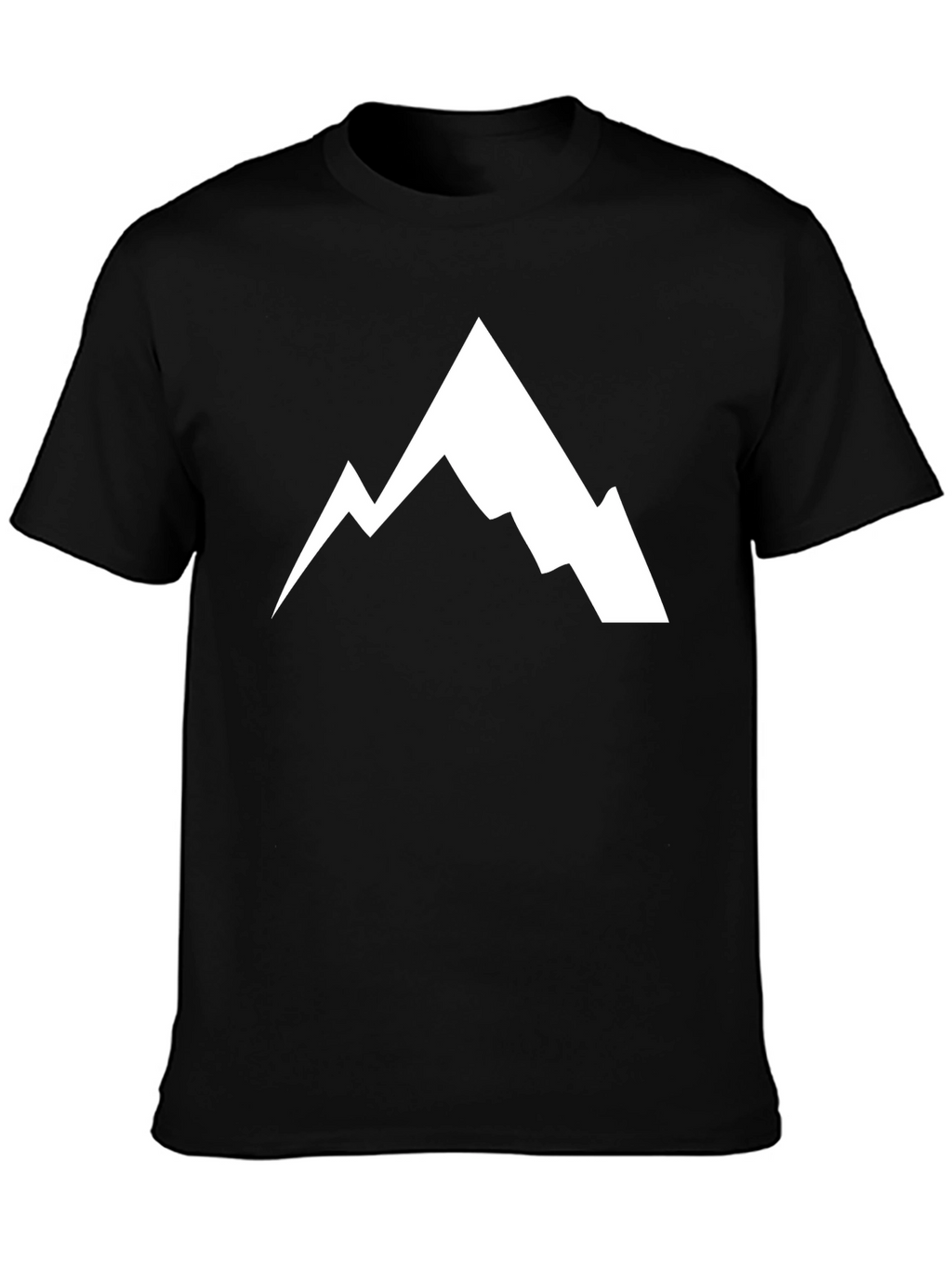 Mountain Graphic Tee - Black Cotton Blend