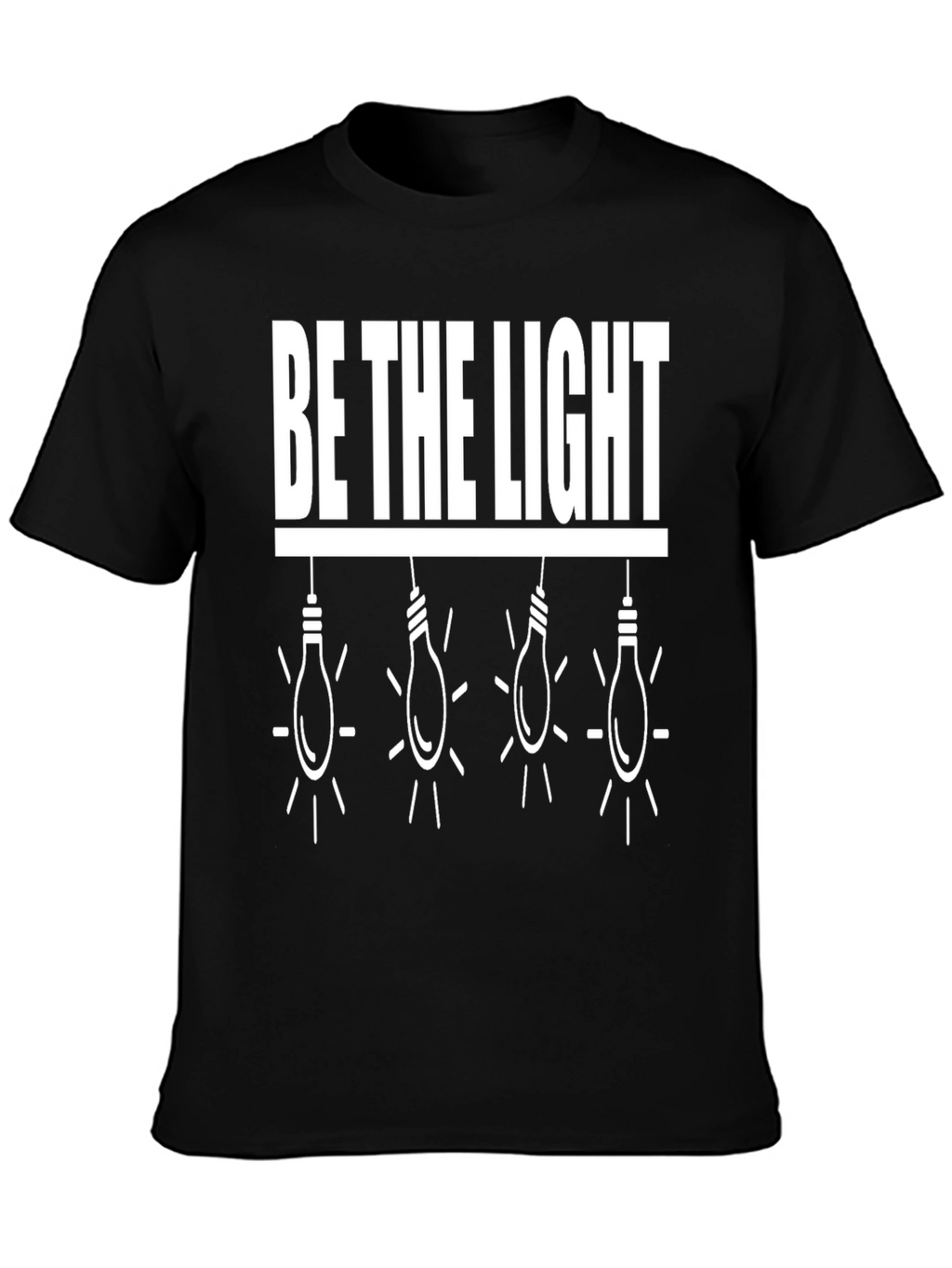 Be The Light Graphic T-Shirt - Black