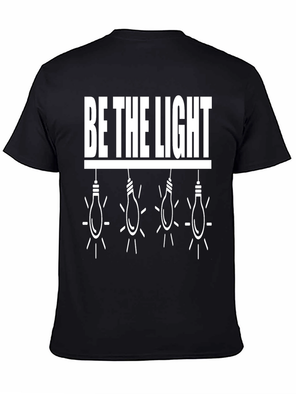 Be The Light Graphic T-Shirt - Black
