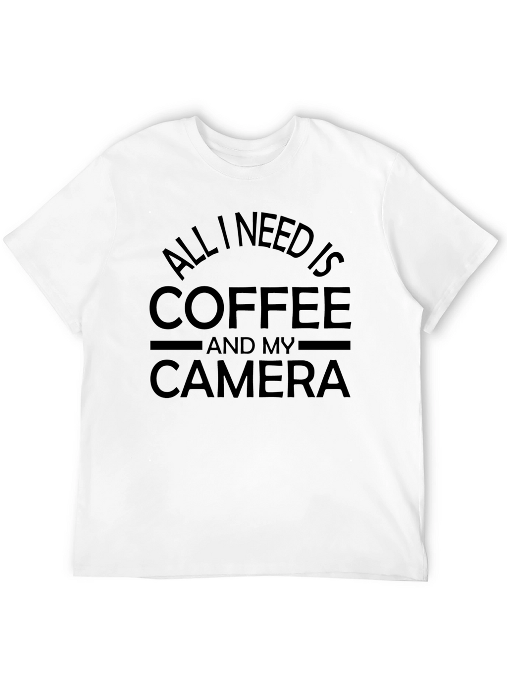 Coffee & Camera T-Shirt - Photographer Gift