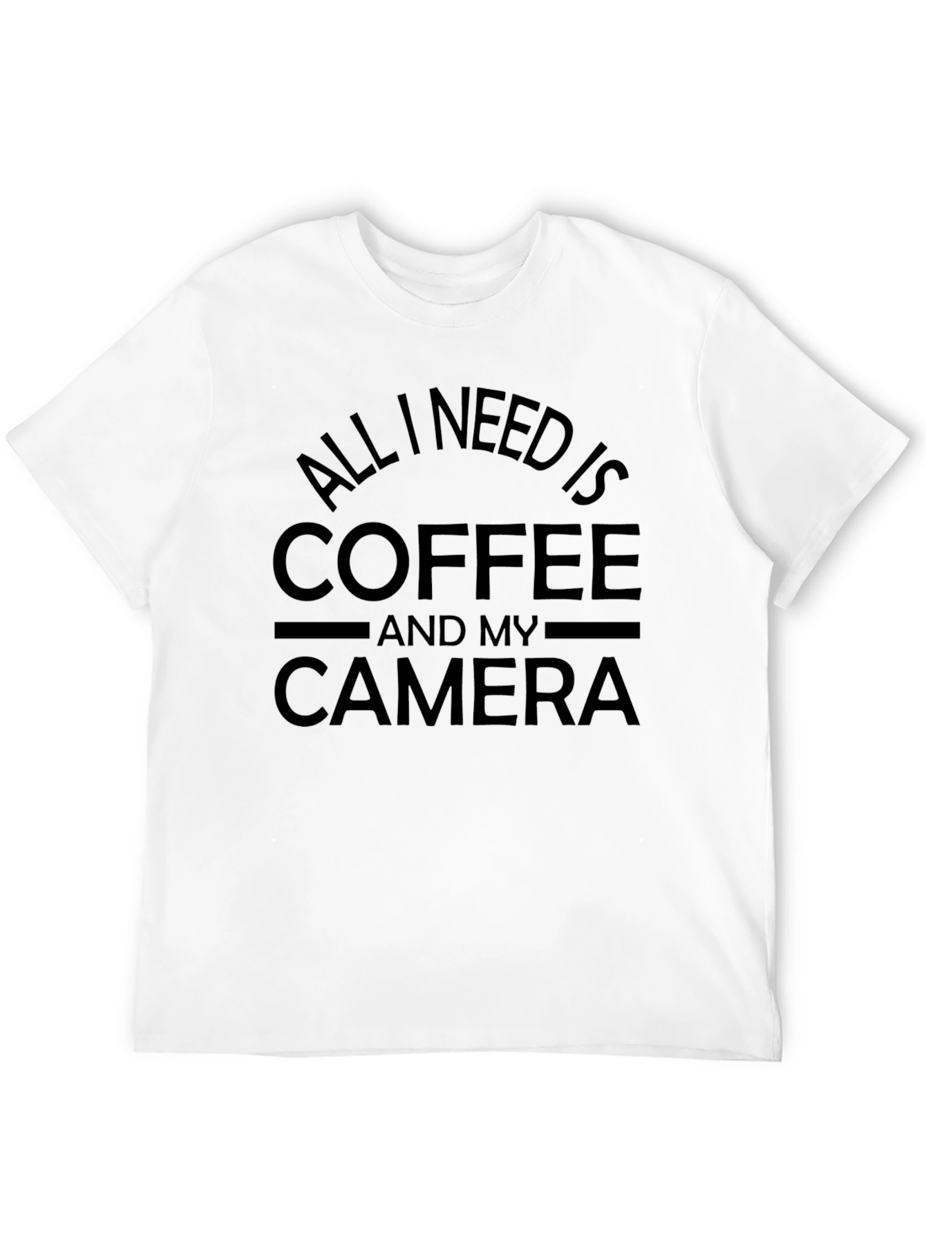 Coffee & Camera T-Shirt - Photographer Gift