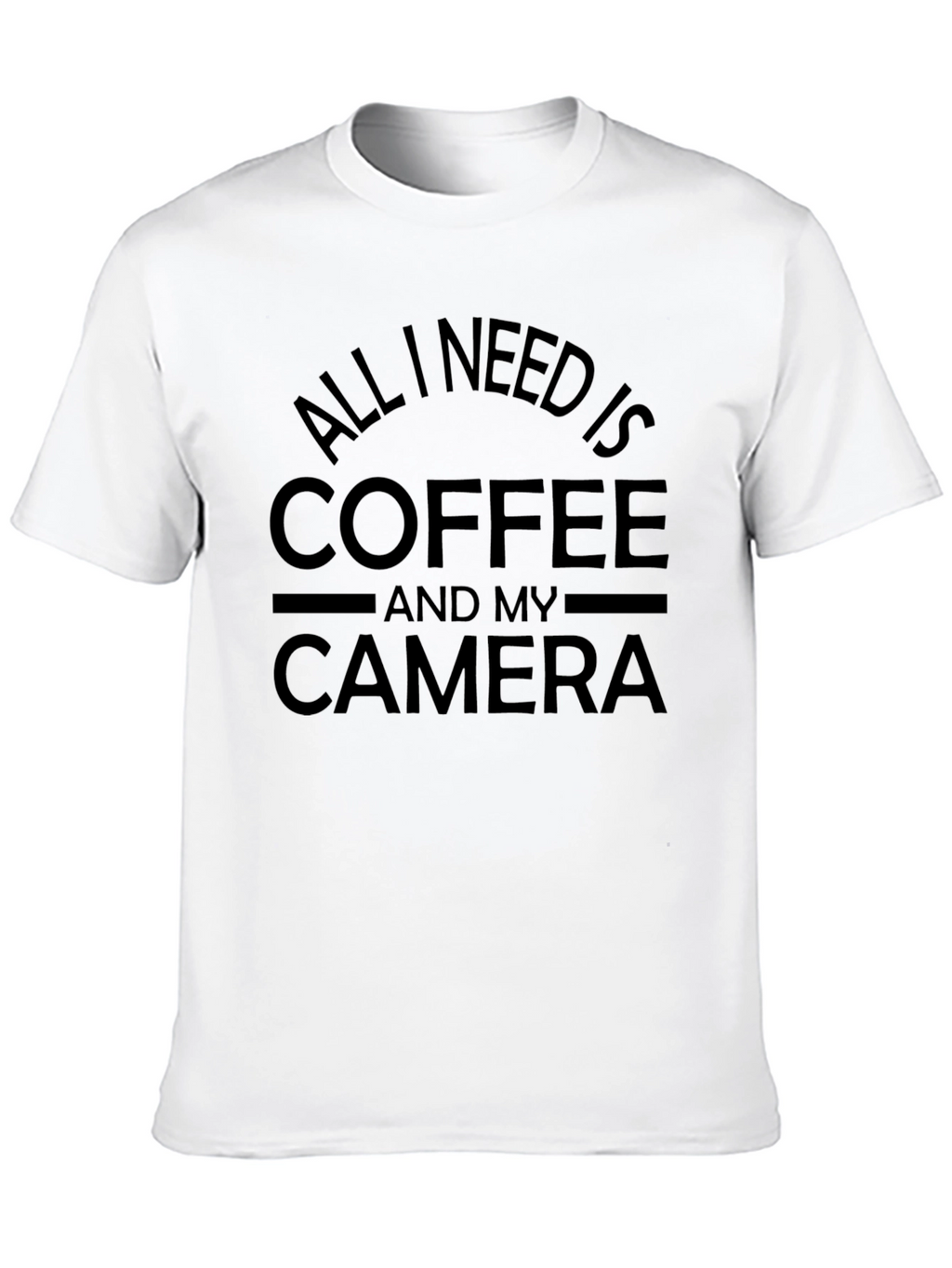 Coffee & Camera T-Shirt - Photographer Gift