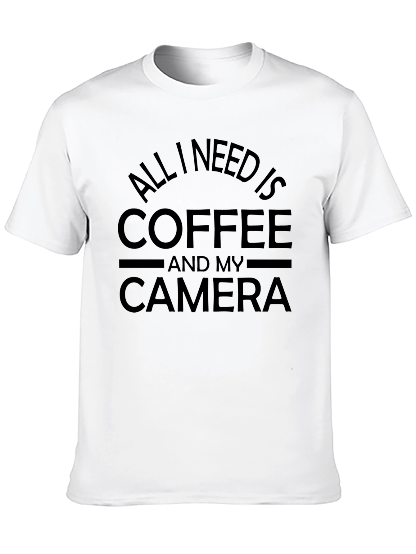 Coffee & Camera T-Shirt - Photographer Gift