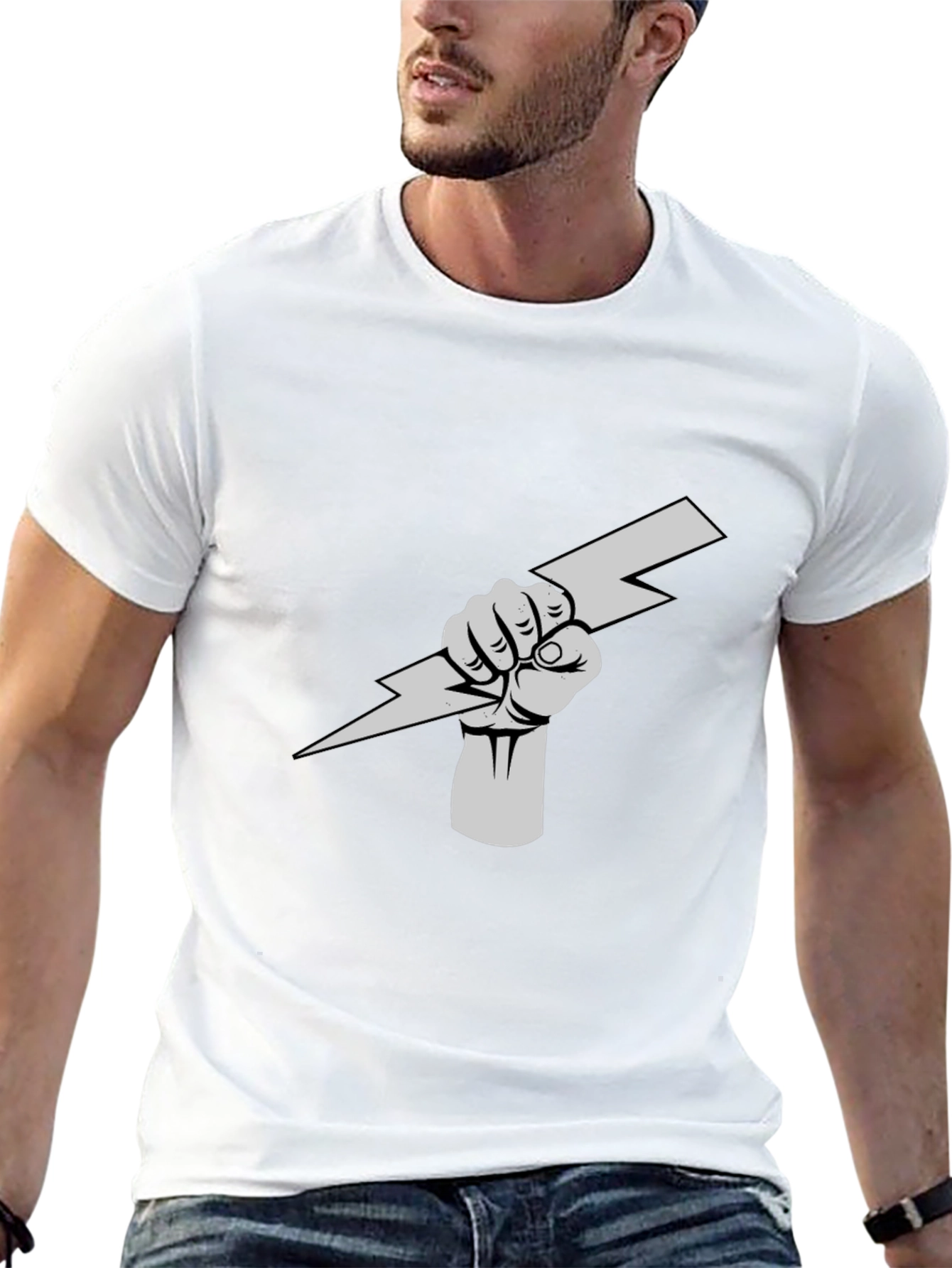 Electric Fist Black T-Shirt