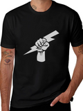 Electric Fist Black T-Shirt