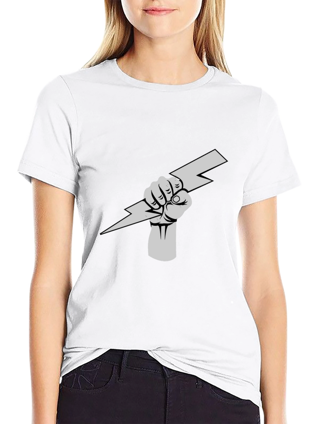Electric Fist Black T-Shirt