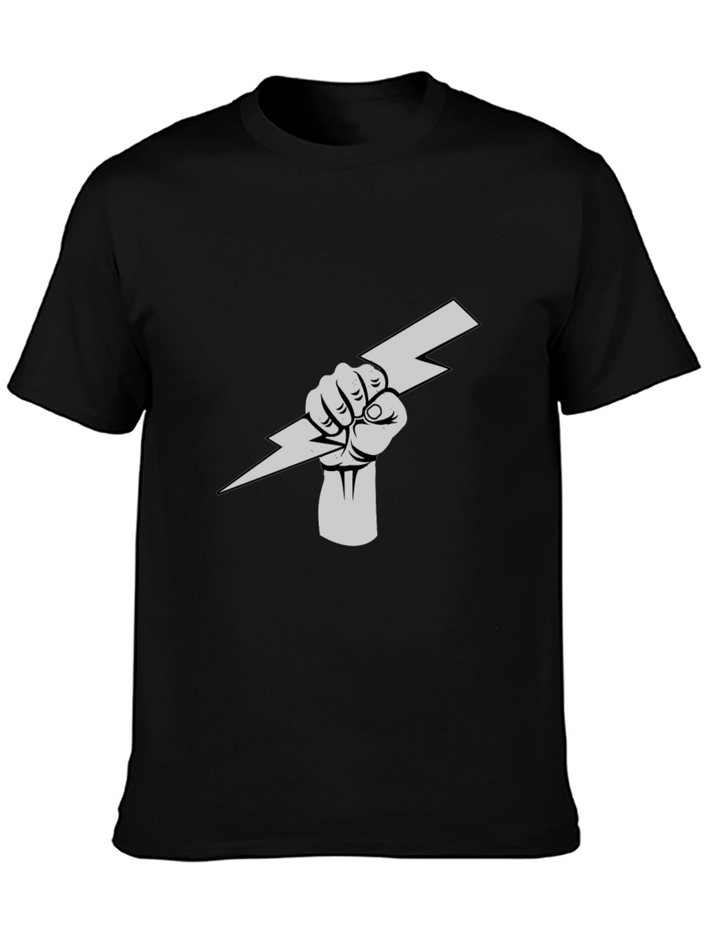 Electric Fist Black T-Shirt
