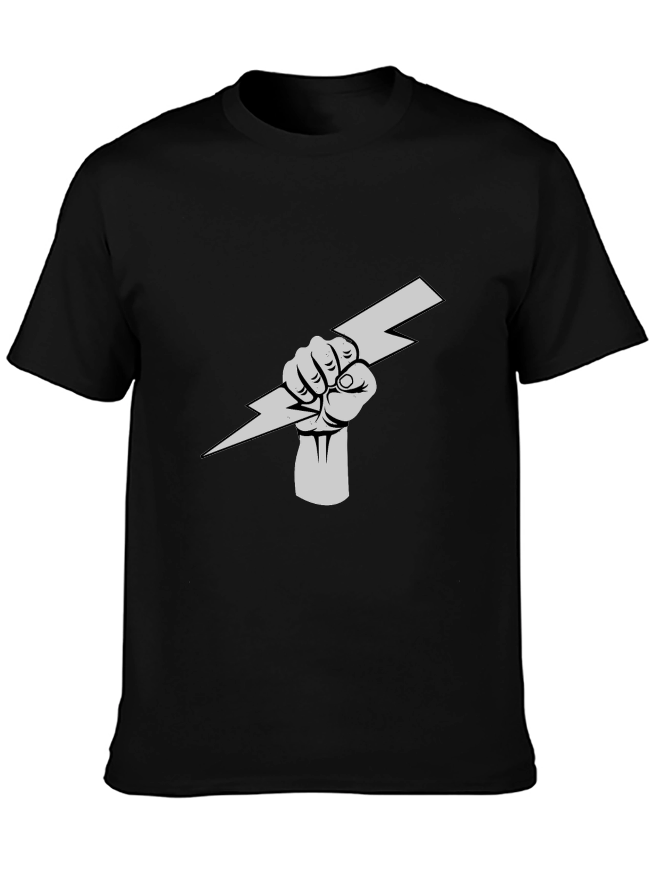 Electric Fist Black T-Shirt
