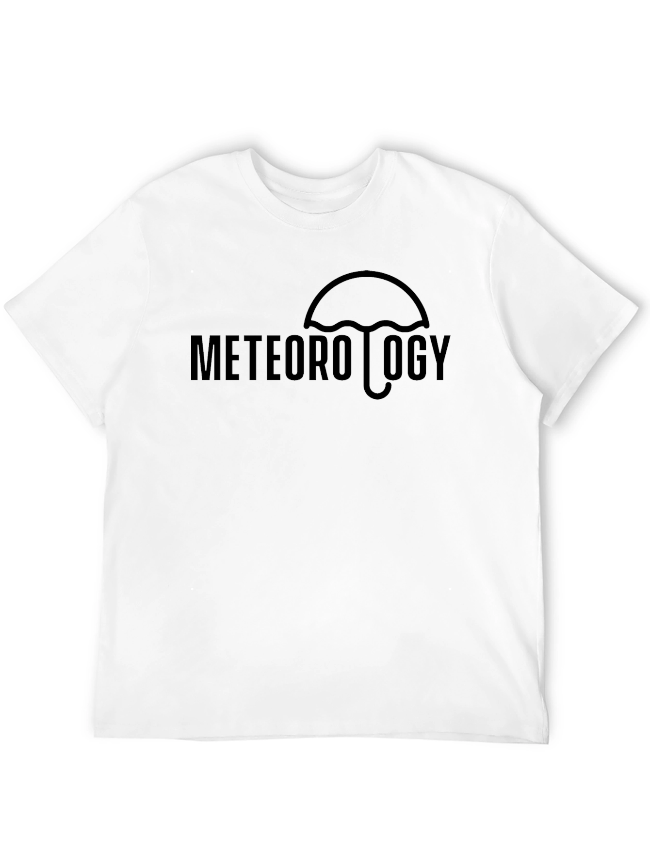 Meteorology Umbrella Graphic T-Shirt - Weather Science Tee