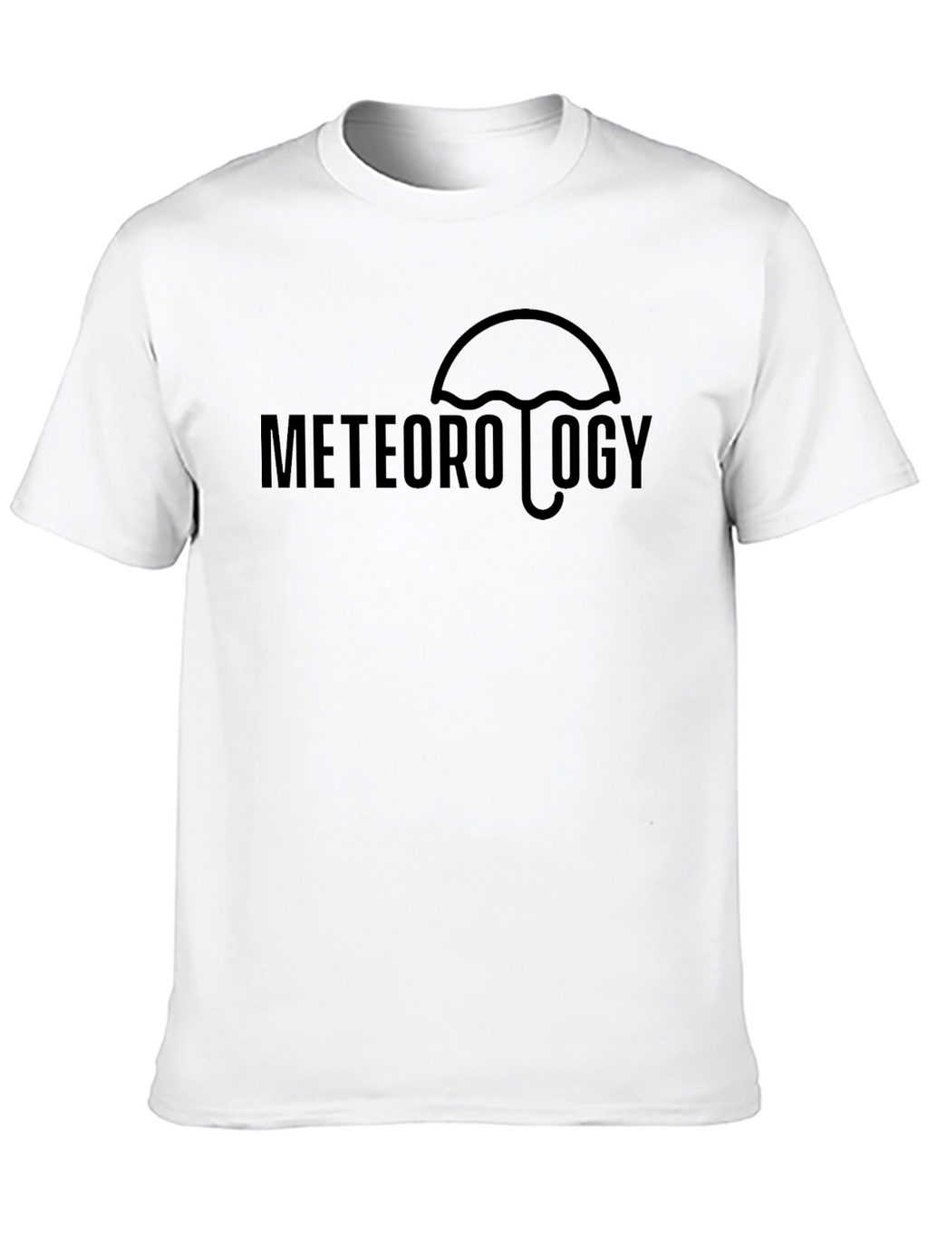 Meteorology Umbrella Graphic T-Shirt - Weather Science Tee