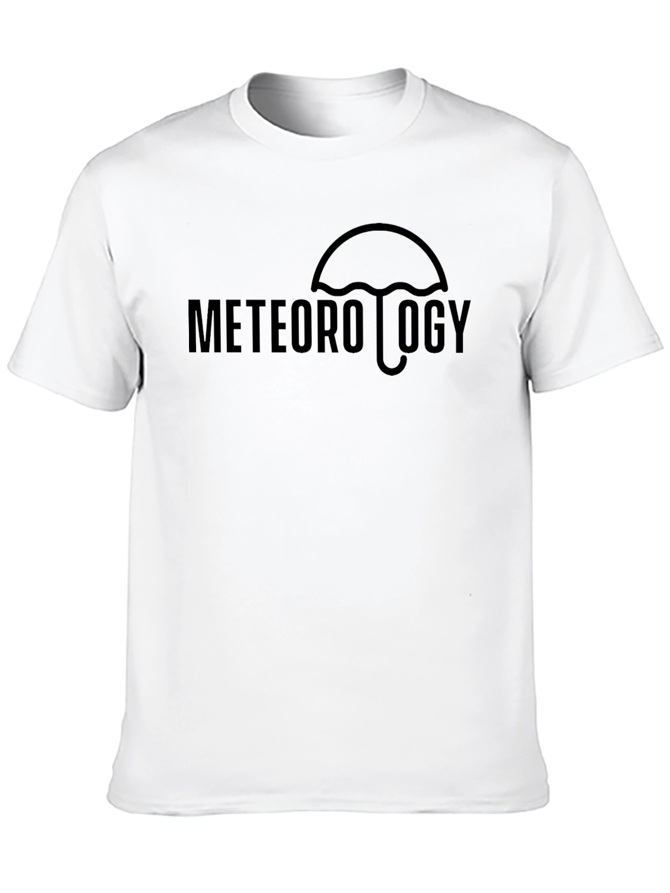 Meteorology Umbrella Graphic T-Shirt - Weather Science Tee