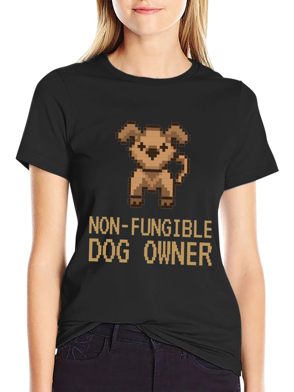 Non-Fungible Dog Owner Graphic T-Shirt