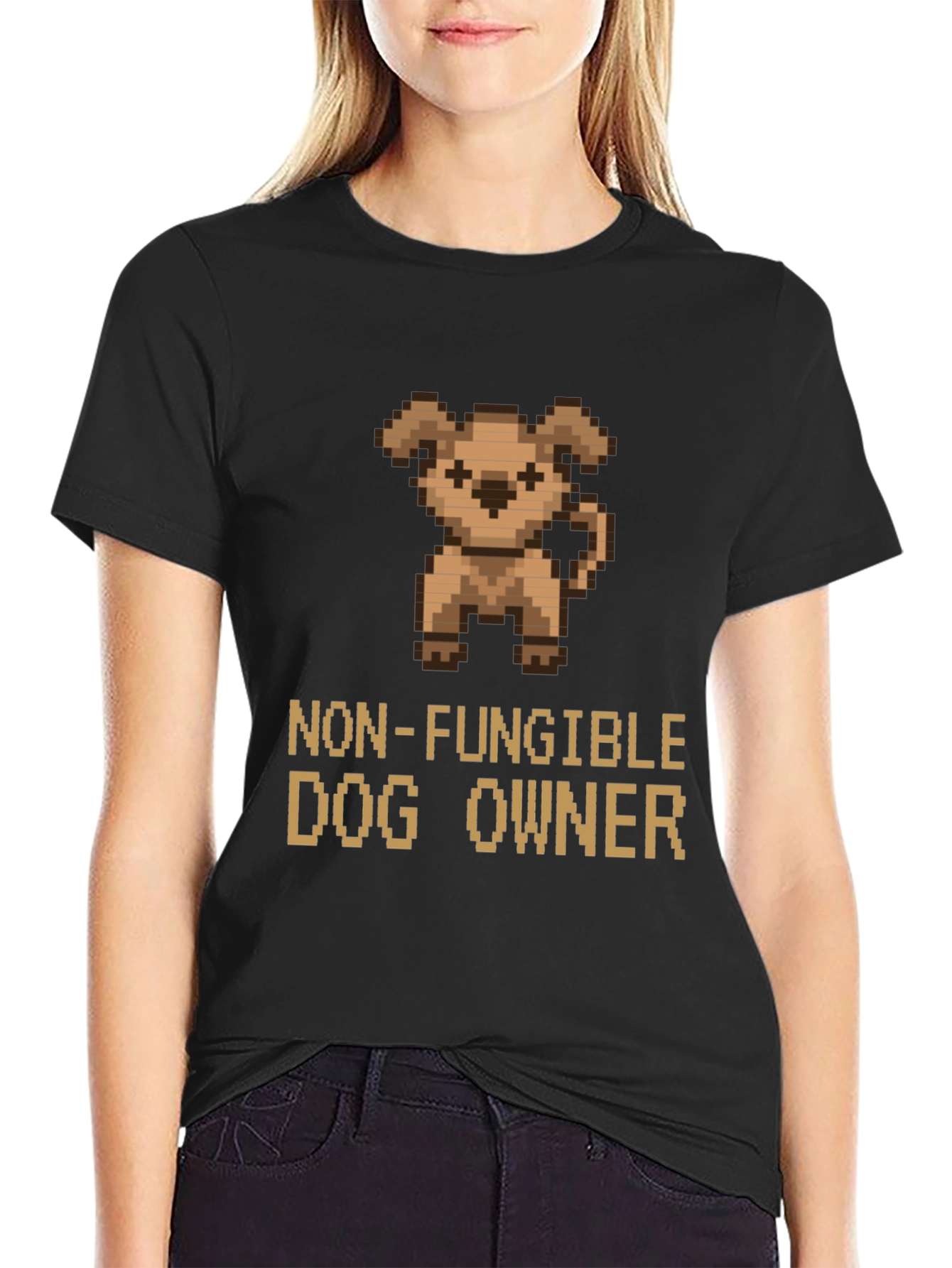 Non-Fungible Dog Owner Graphic T-Shirt