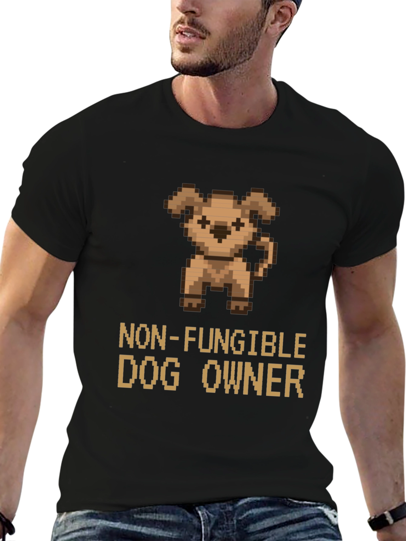 Non-Fungible Dog Owner Graphic T-Shirt