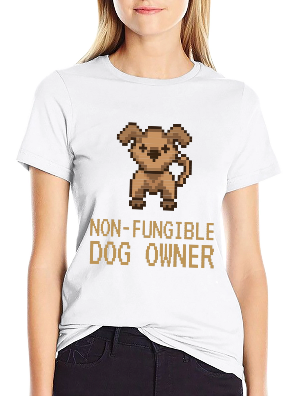 Non-Fungible Dog Owner Graphic T-Shirt