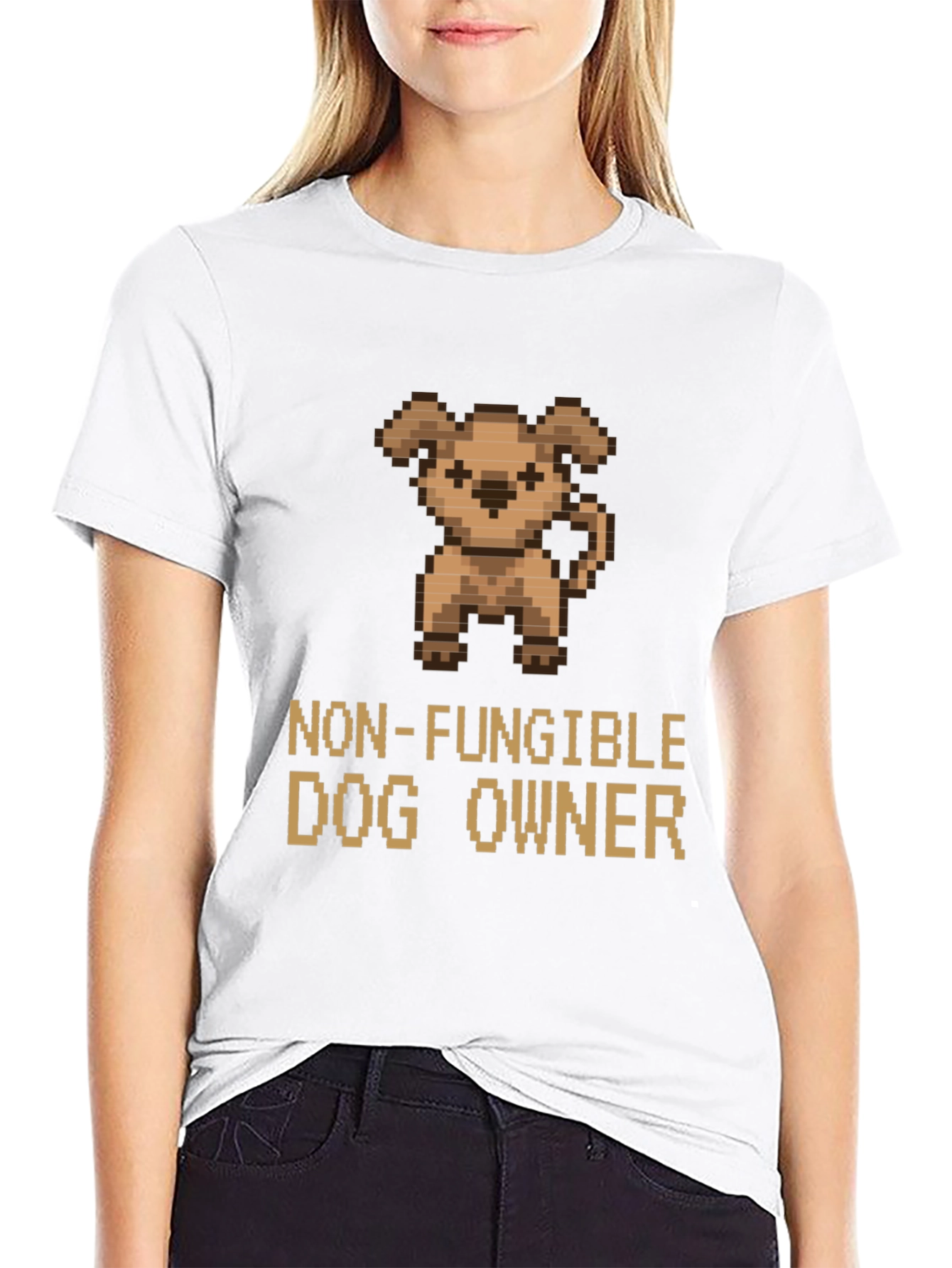 Non-Fungible Dog Owner Graphic T-Shirt