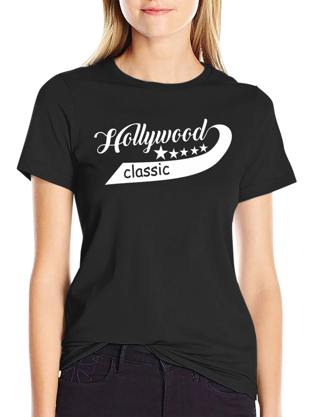 Hollywood Classic Graphic Tee - Soft Cotton Blend