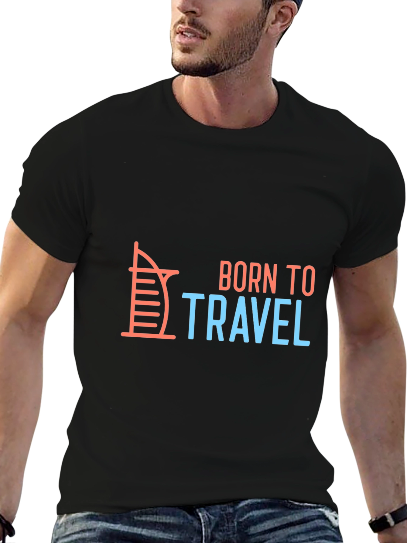 Born to Travel T-Shirt: Travel Lover Gift