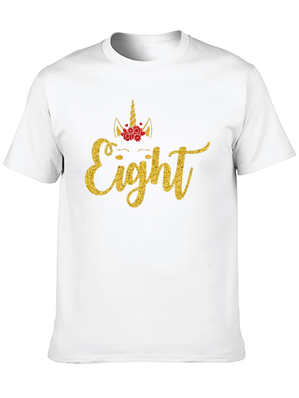 Eight Birthday Unicorn T-Shirt