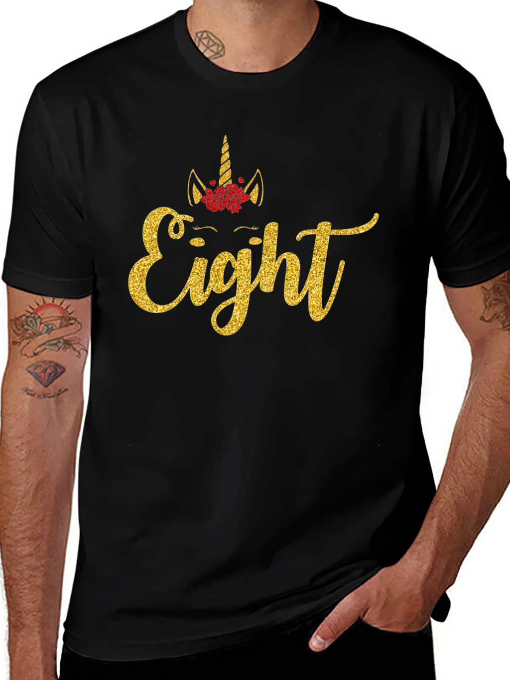 Eight Birthday Unicorn T-Shirt