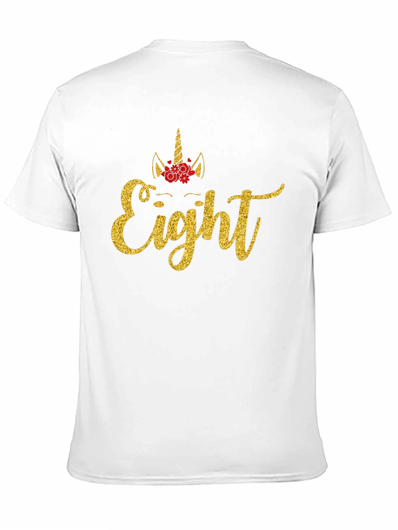 Eight Birthday Unicorn T-Shirt