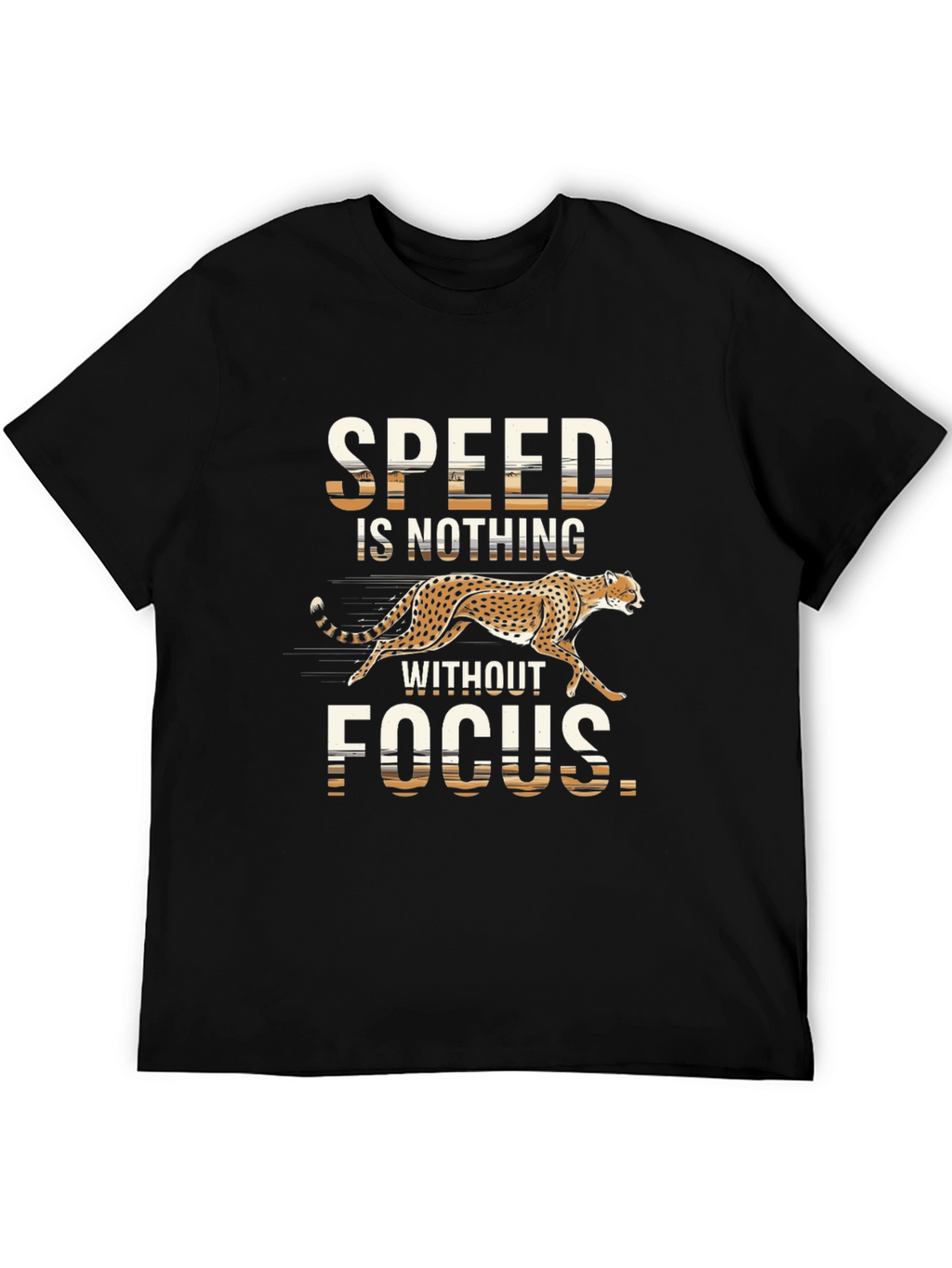 Speed & Focus Graphic Tee - Mens Black T-Shirt
