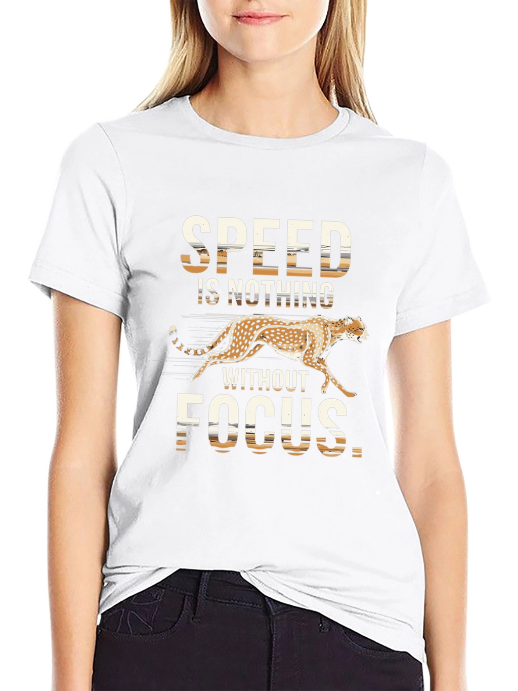 Speed & Focus Graphic Tee - Mens Black T-Shirt
