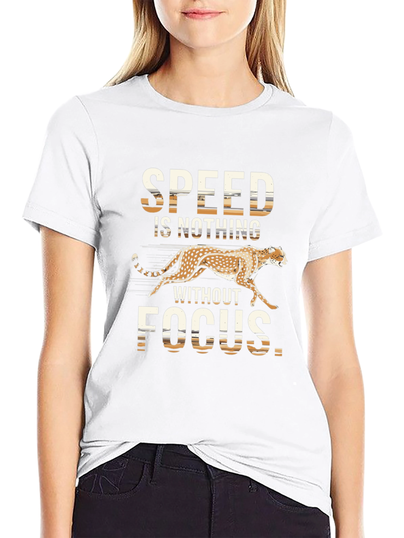 Speed & Focus Graphic Tee - Mens Black T-Shirt