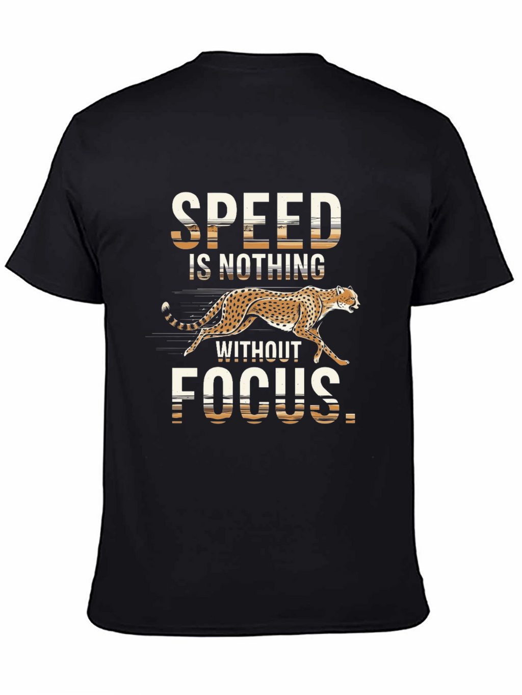 Speed & Focus Graphic Tee - Mens Black T-Shirt