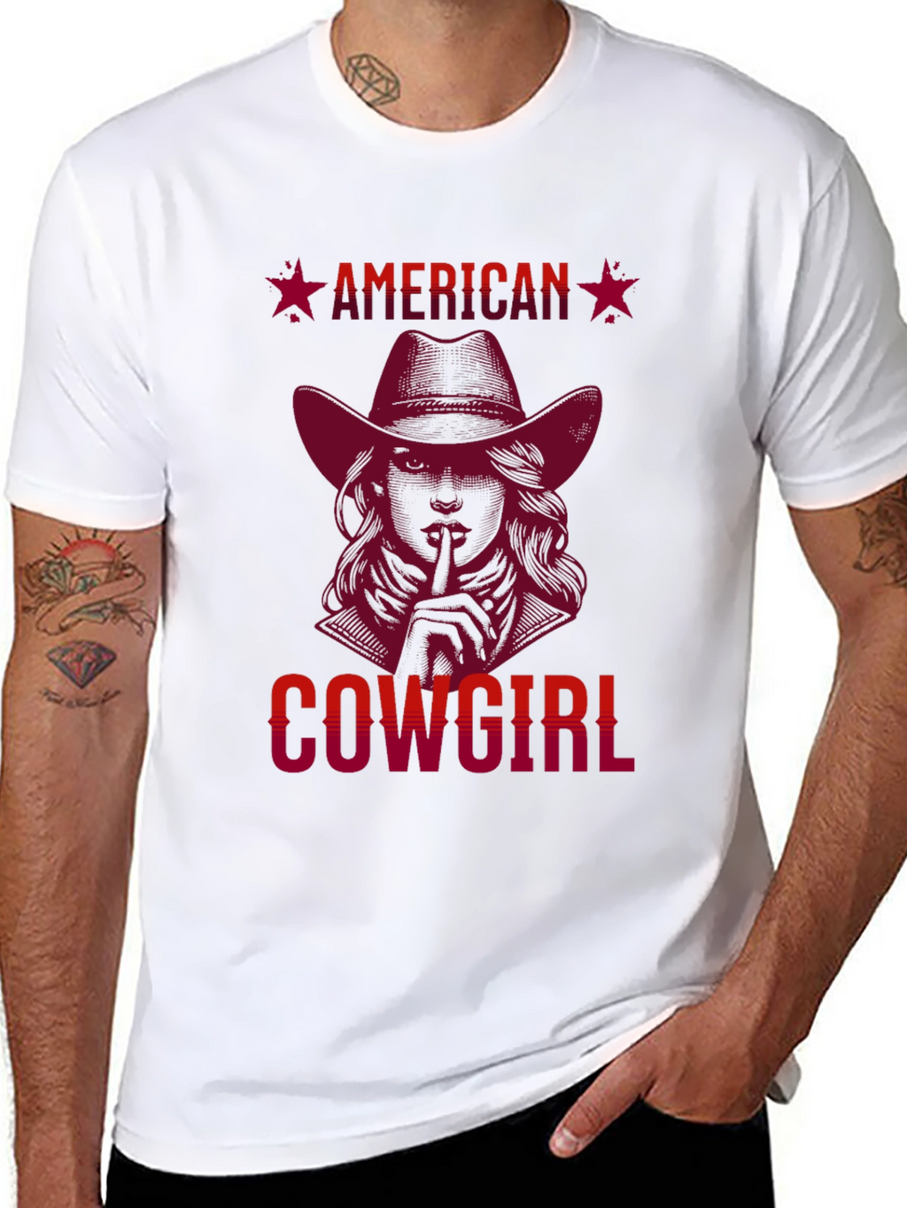 American Cowgirl Graphic Tee