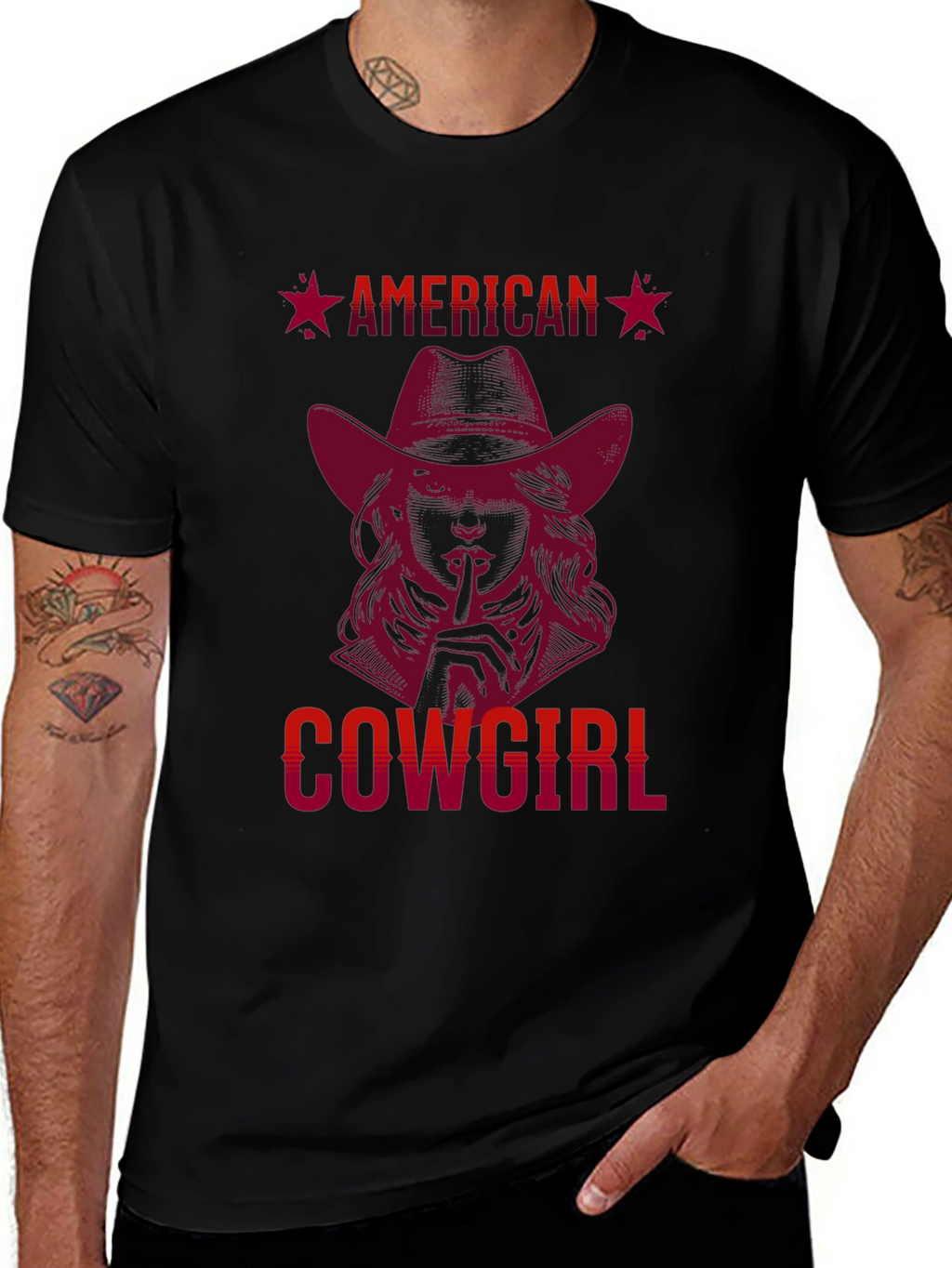 American Cowgirl Graphic Tee