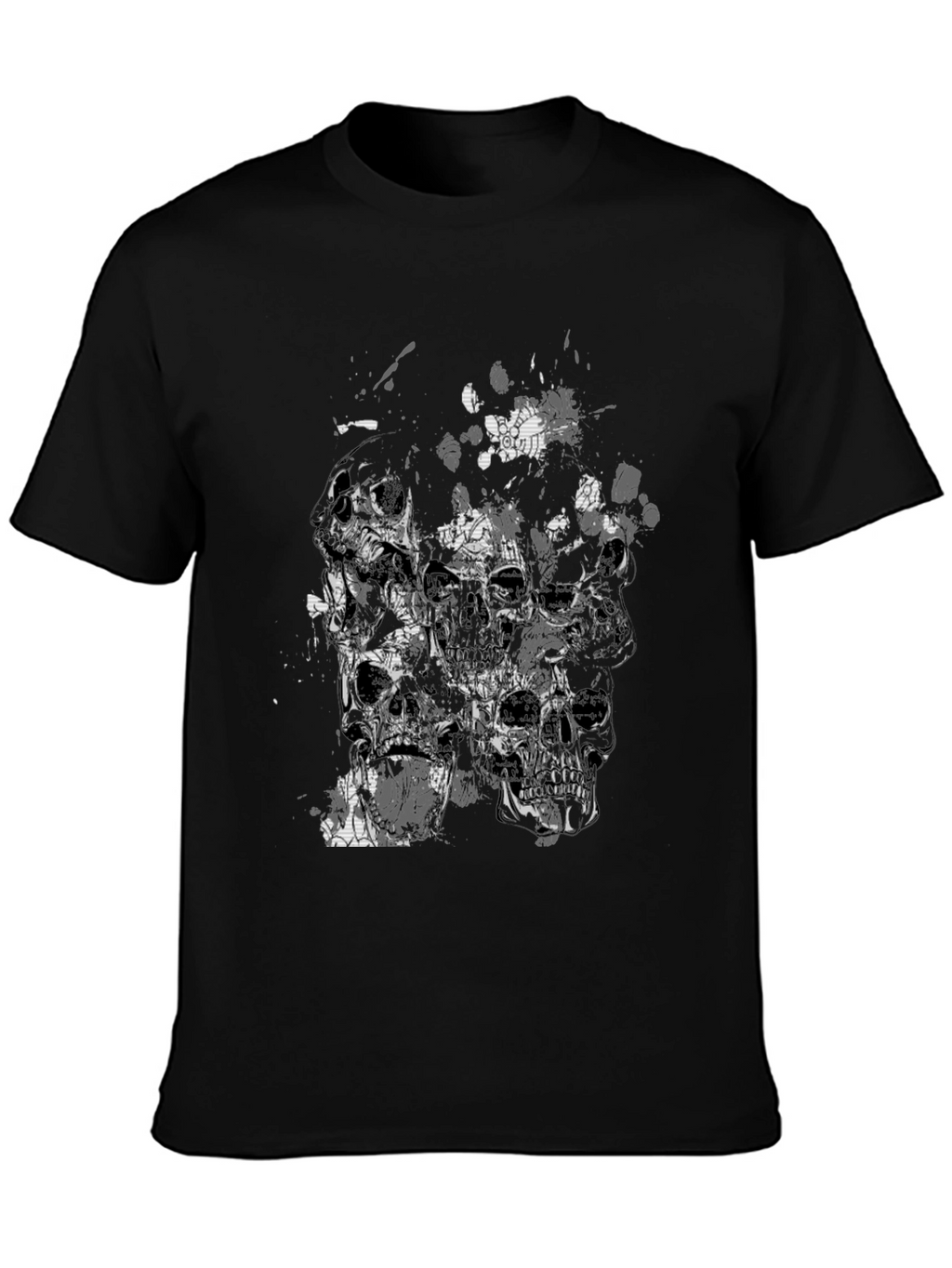 Skull Graphic Print Tee