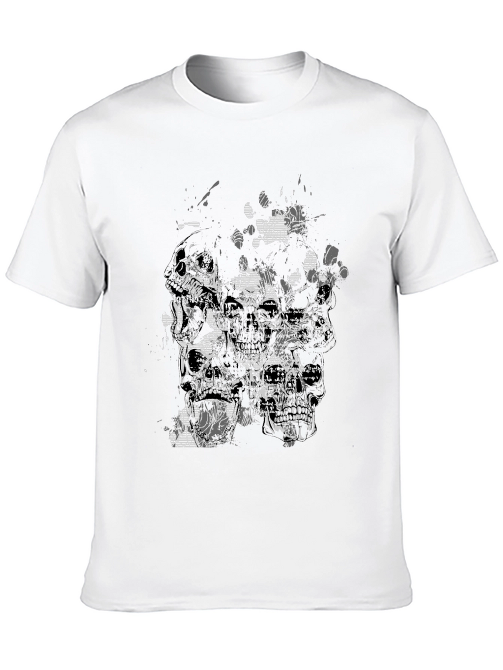 Skull Graphic Print Tee