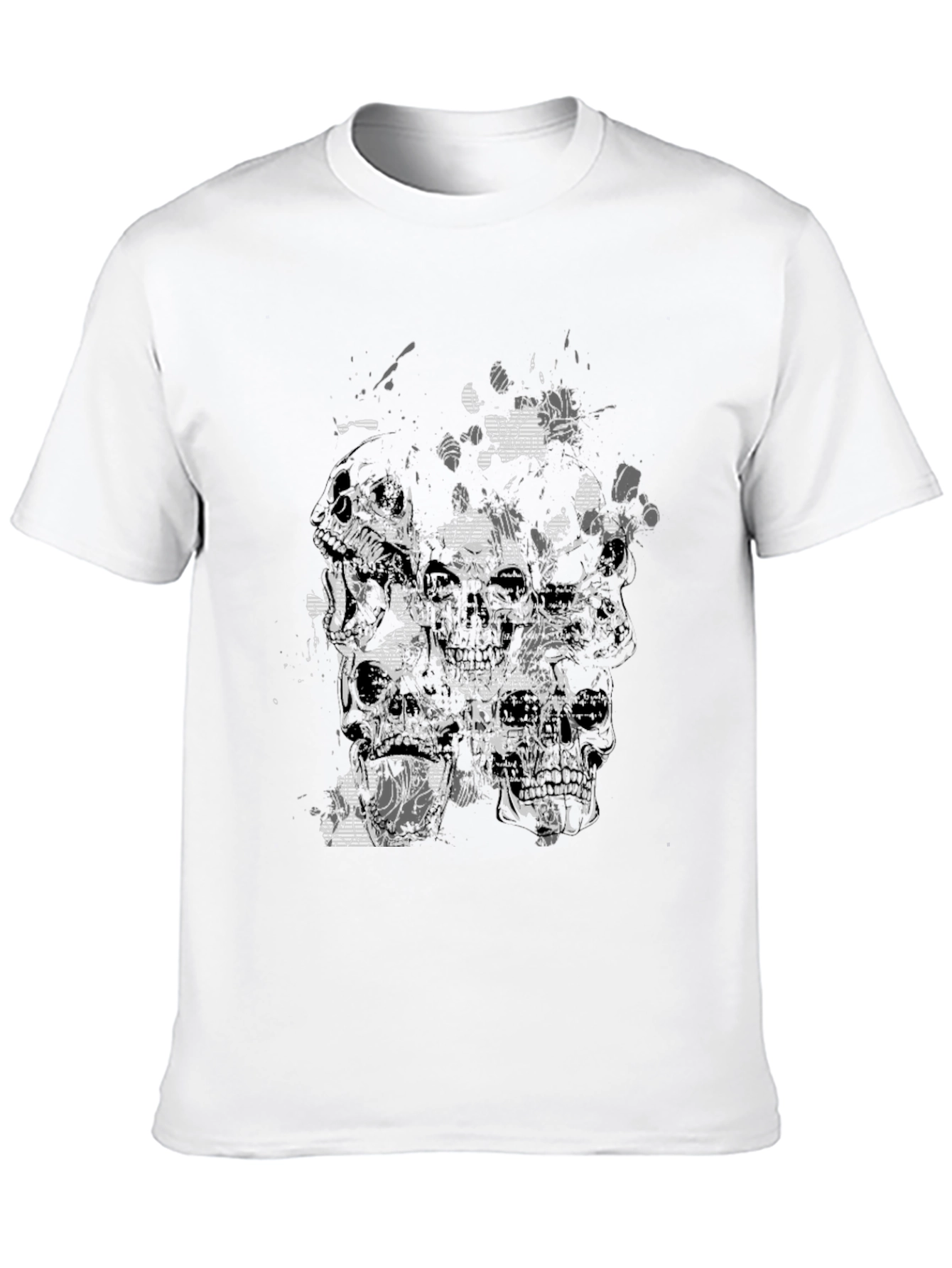 Skull Graphic Print Tee