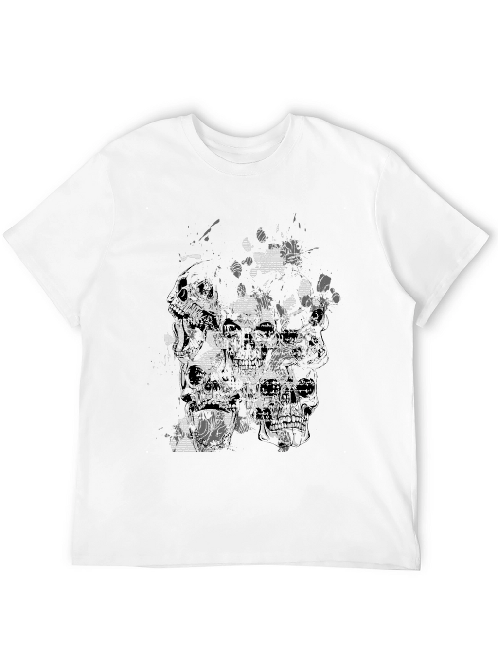 Skull Graphic Print Tee