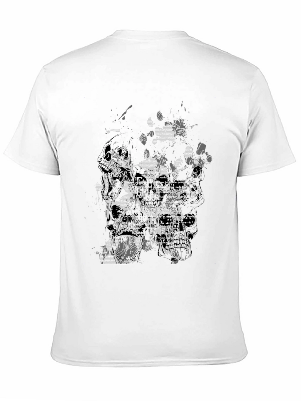 Skull Graphic Print Tee
