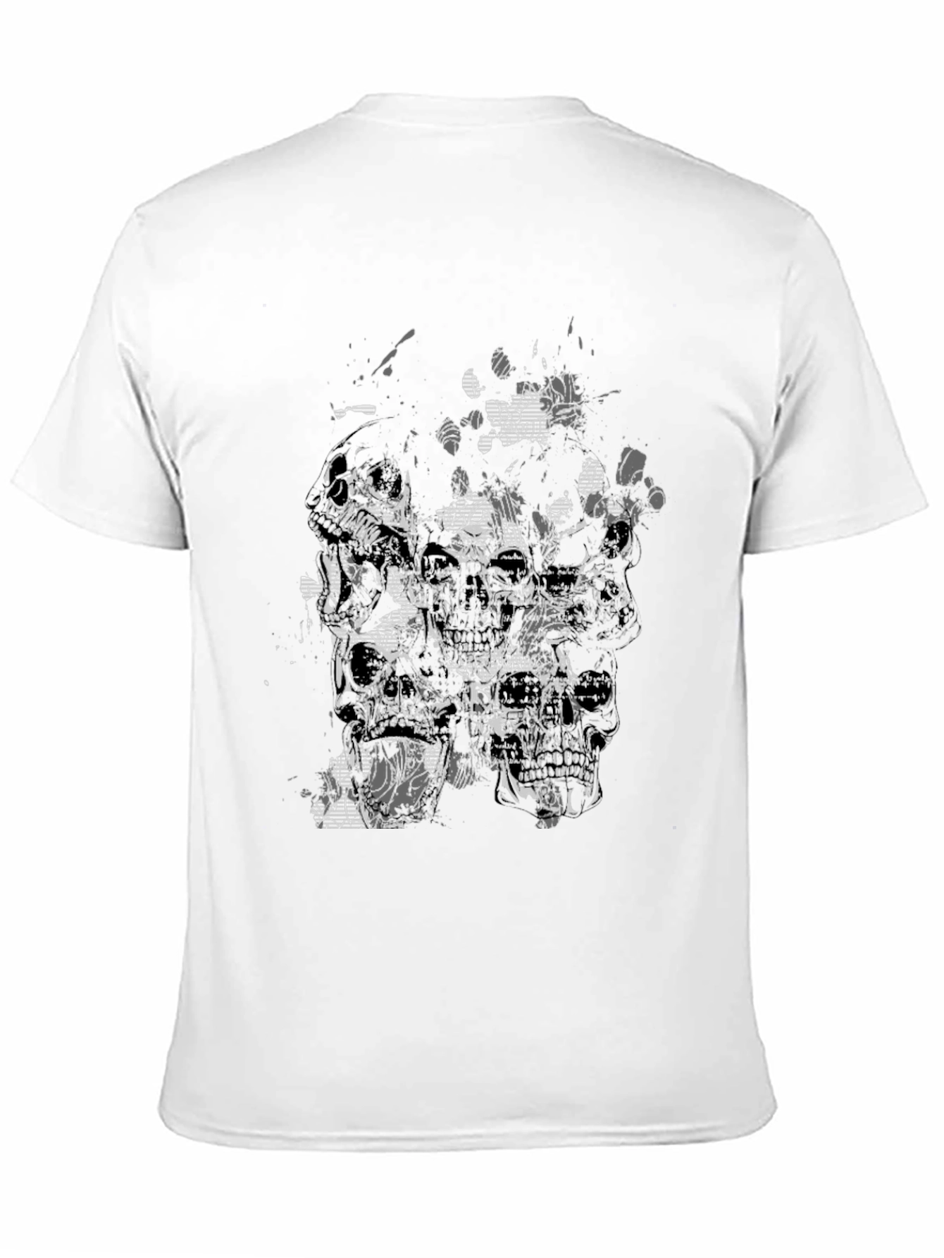 Skull Graphic Print Tee