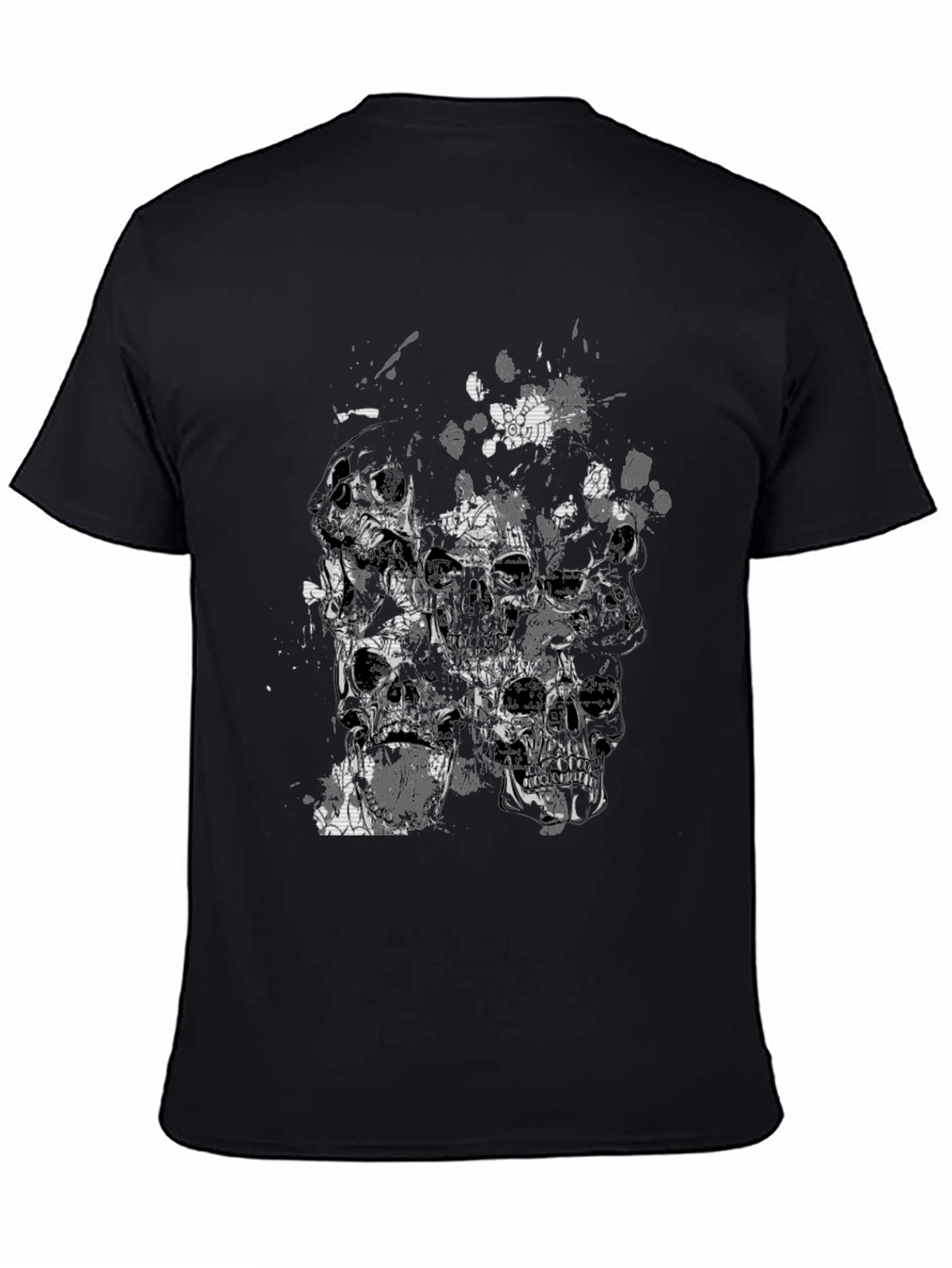 Skull Graphic Print Tee